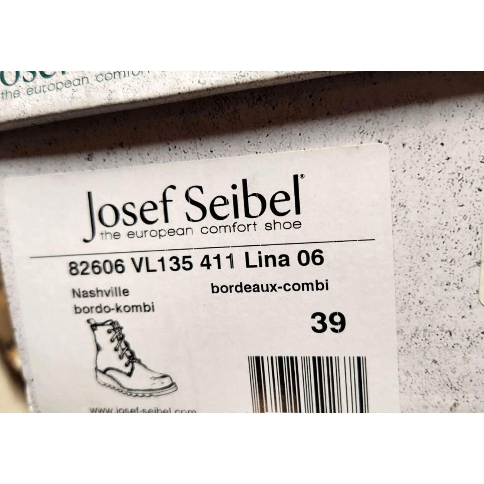 Vintage VINTAGE Josef Seibel Brown Leather ZIP Nashville Bordo-kombi Combat Boot Wmns 8 NEW Size US 8 / IT 38 - 4 Thumbnail