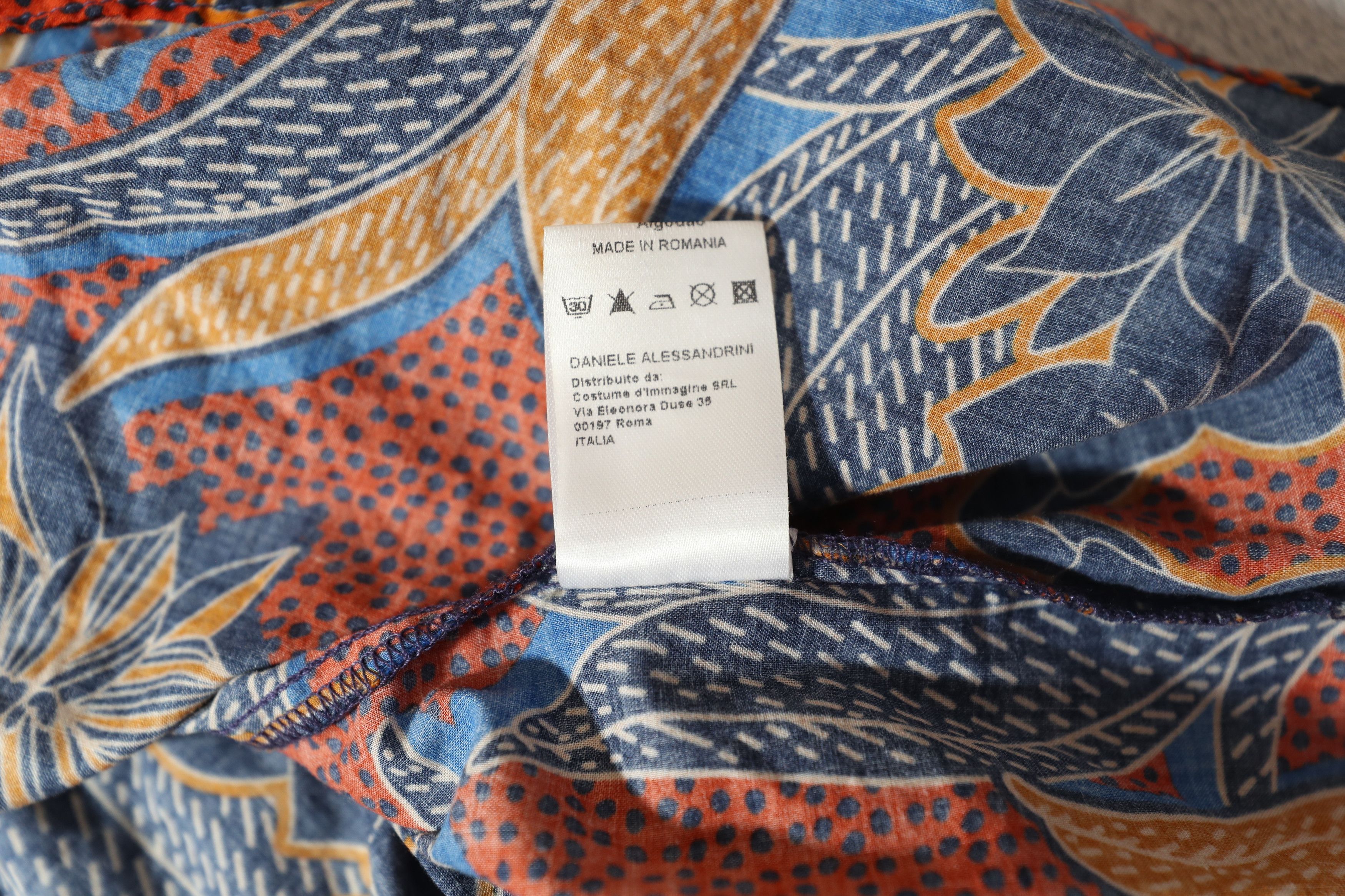 Daniele Alessandrini Daniele Alessandrini Tessuto Hawaiian Button Up (17/43) Size US L / EU 52-54 / 3 - 13 Thumbnail