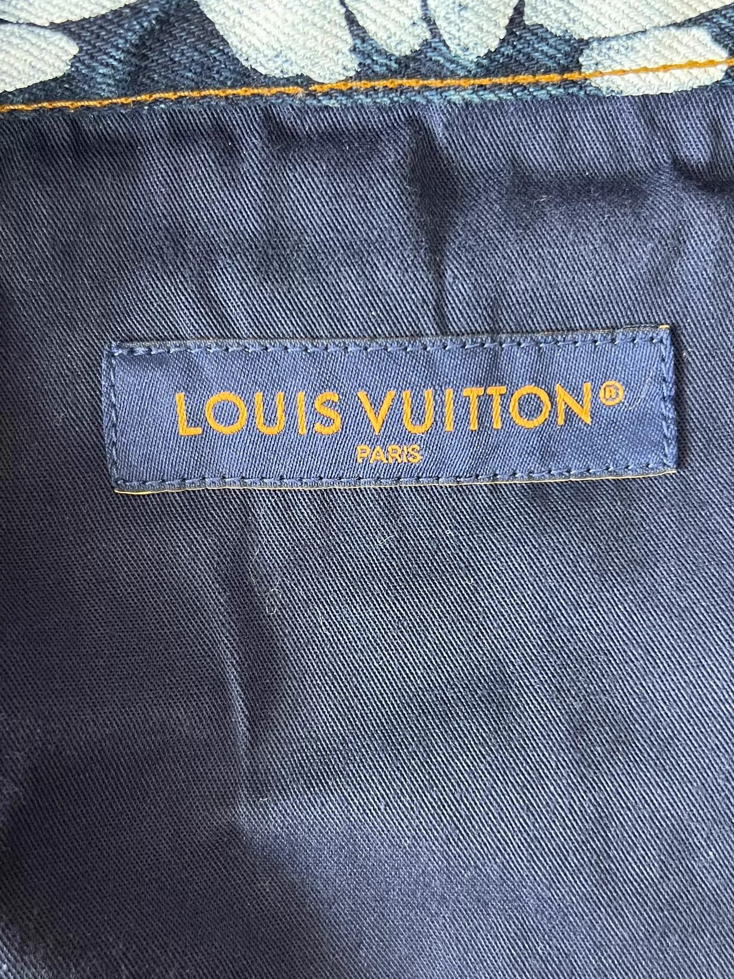 Louis Vuitton LV Monogram Doodle Print Jeans 38 (Near Mint) Size 27" / US 4 / IT 40 - 6 Thumbnail
