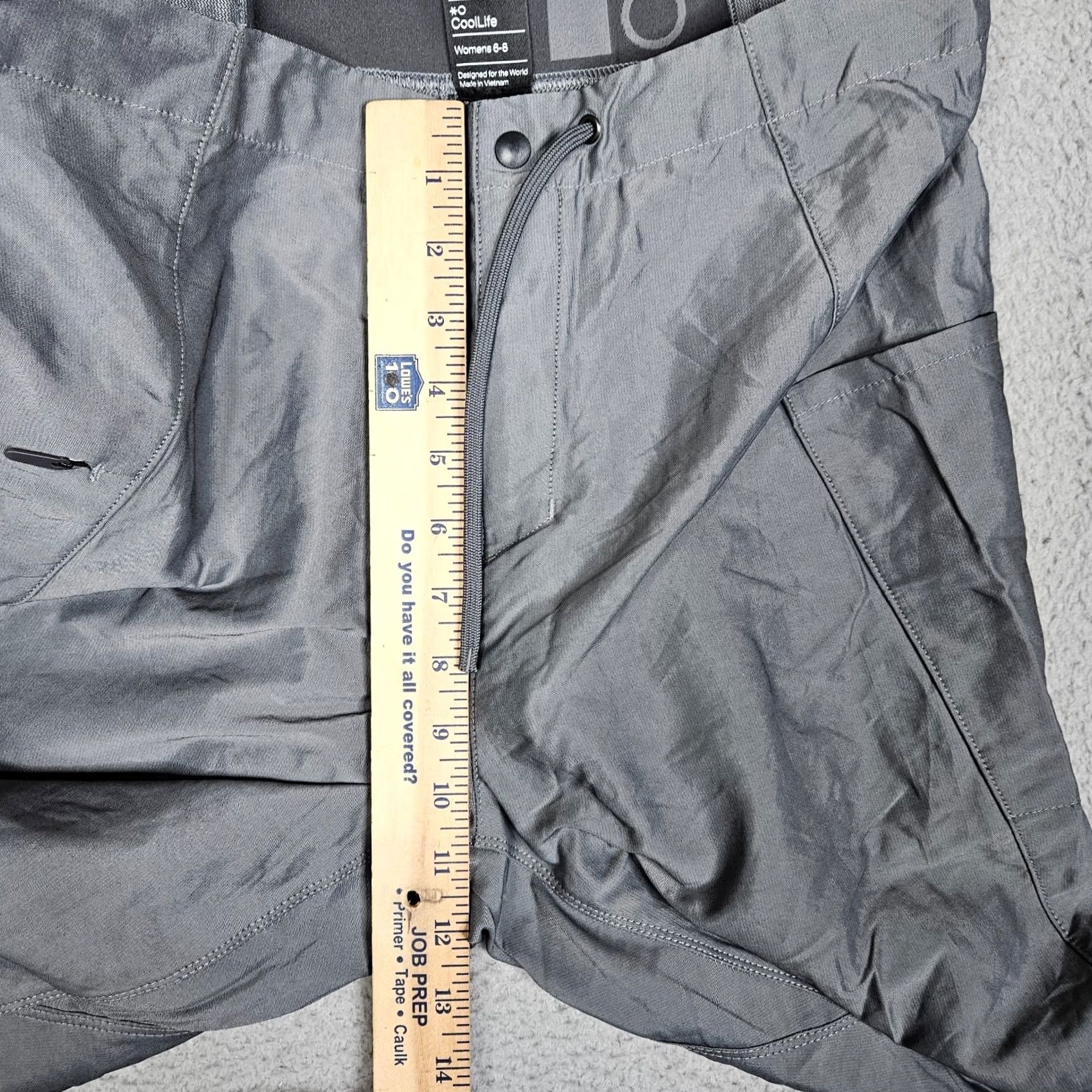 Alife LIFE LAB Women’s Gray Ankle Coollife Outdoor Hiking Pant Size 6-8/6 Regular Inseam 26 in Pants Mens Womens Girls? Size 28" / US 6 / IT 42 - 5 Thumbnail