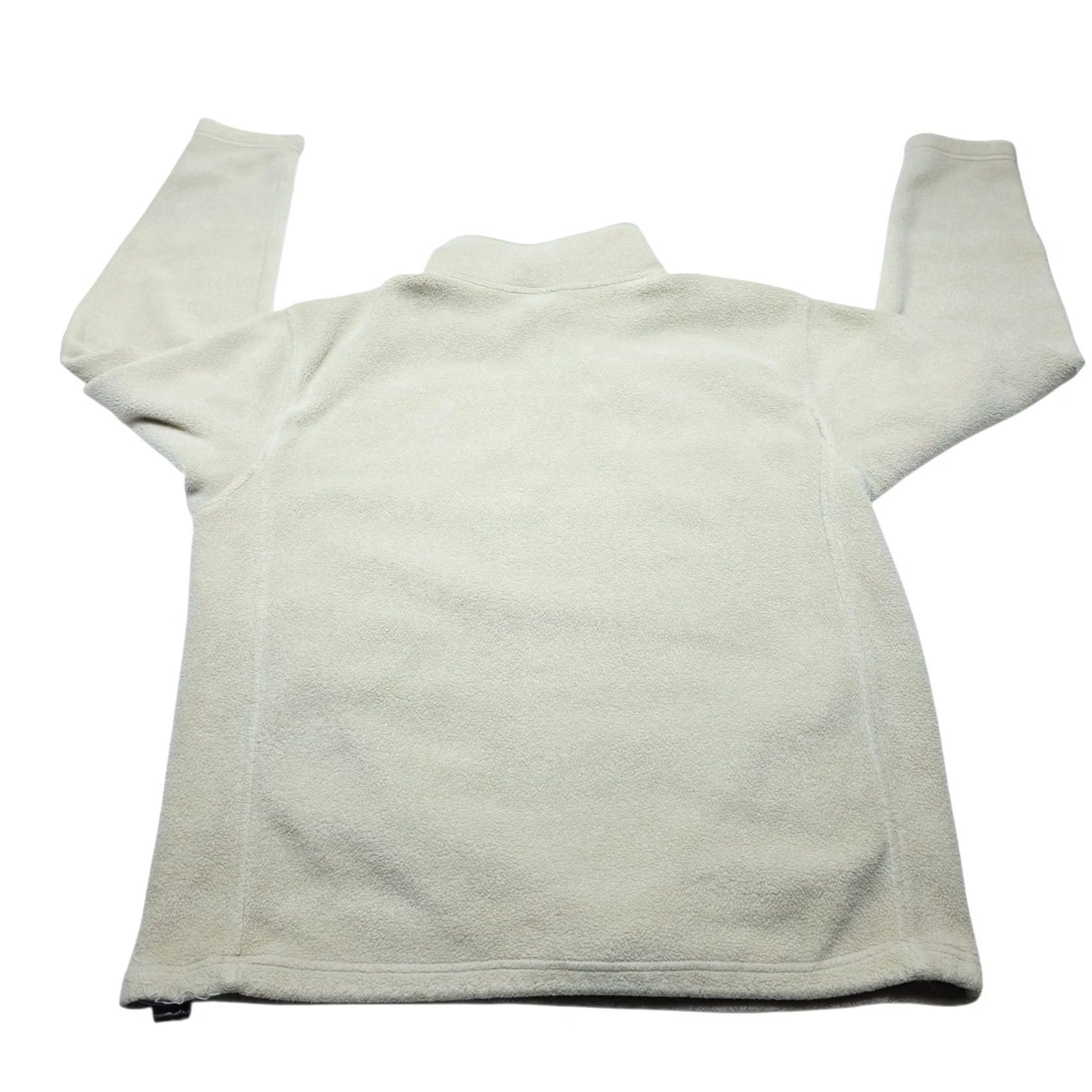 Old Navy VINTAGE Old Navy Sweatshirt 1/4 Zip Fleece Pullover Mock Neck Long Sleeve Men's Large Cream Ivory Size US L / EU 52-54 / 3 - 2 Thumbnail