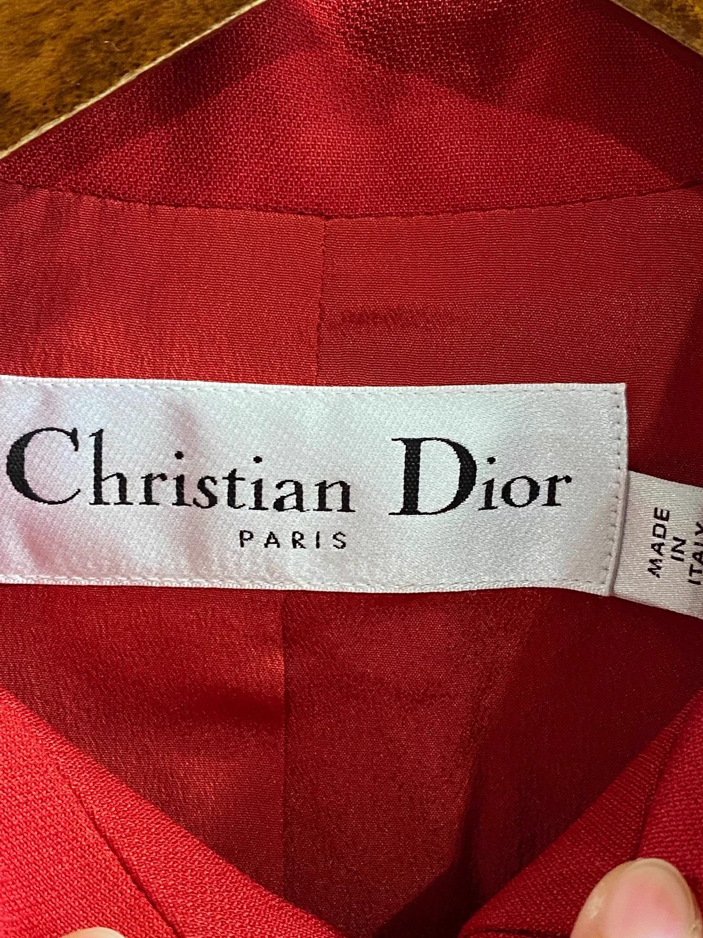 Dior Dior Runway Silk Wool Frog Button 36 Jacket Size XS / US 0-2 / IT 36-38 - 3 Thumbnail