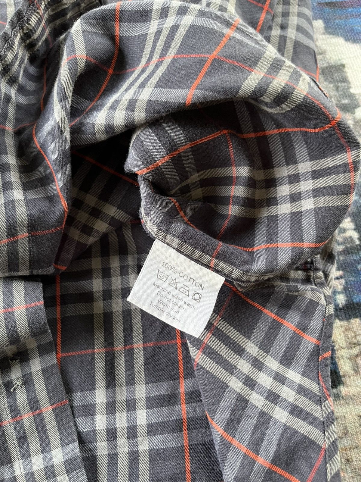Burberry × Designer × Vintage 🔥 Vintage Burberrys Novacheck Shirt Button Up 90s Size US S / EU 44-46 / 1 - 7 Thumbnail