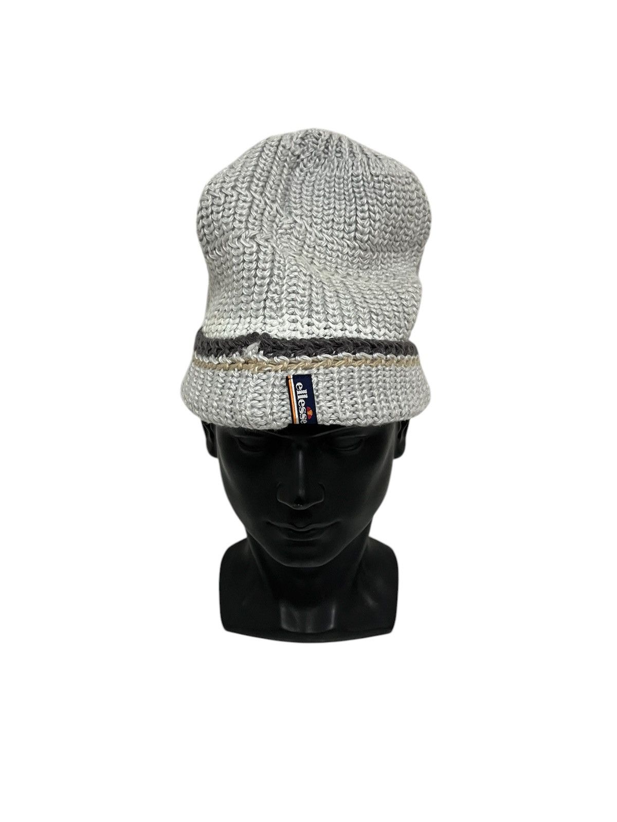 Ellesse Vintage Ellesse Crochet Beanie Hats Size ONE SIZE - 1 Thumbnail