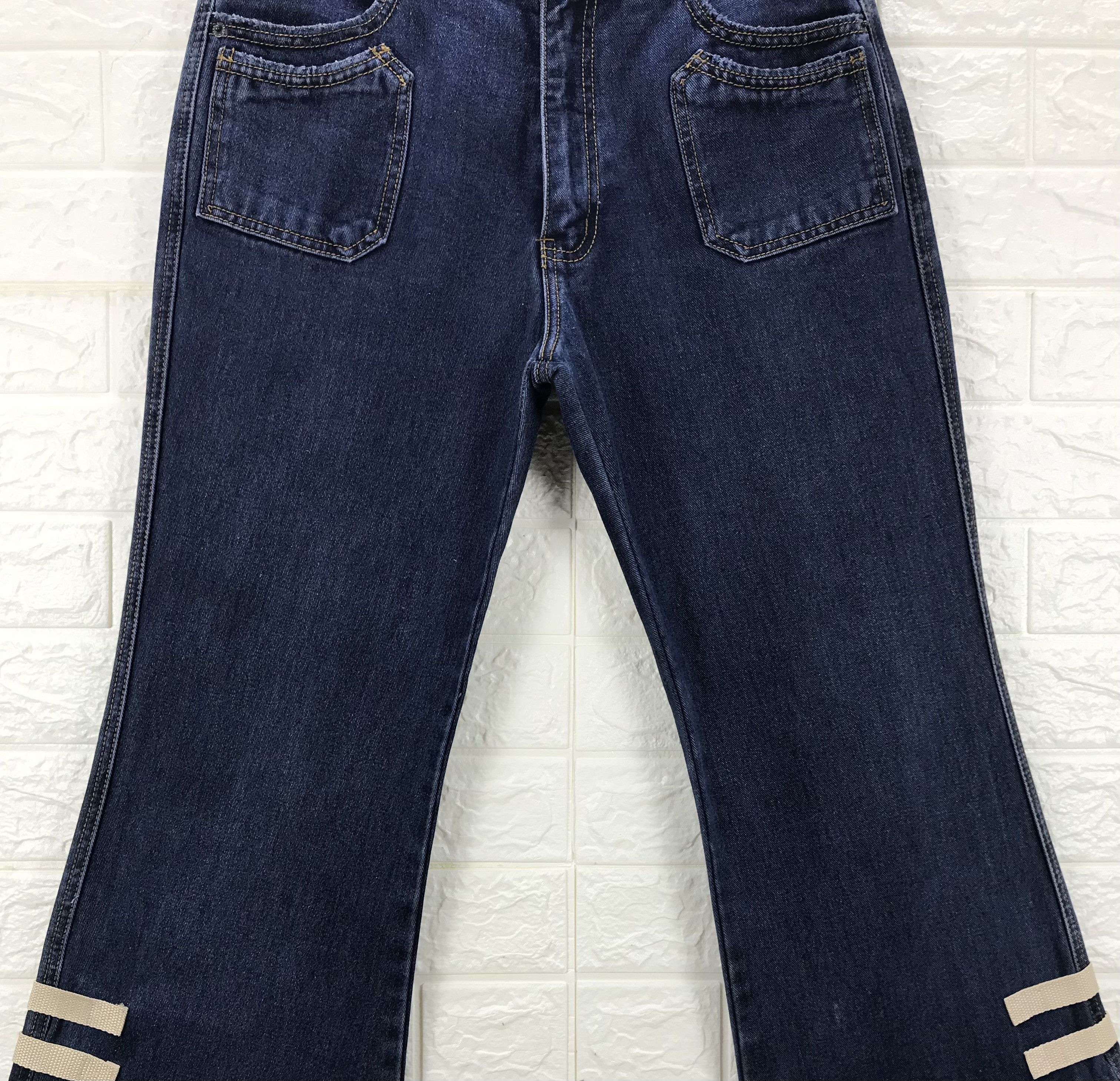 Japanese Brand Vintage Union Made Flare Jeans Bell Bottom Denim Size 30" / US 8 / IT 44 - 3 Thumbnail