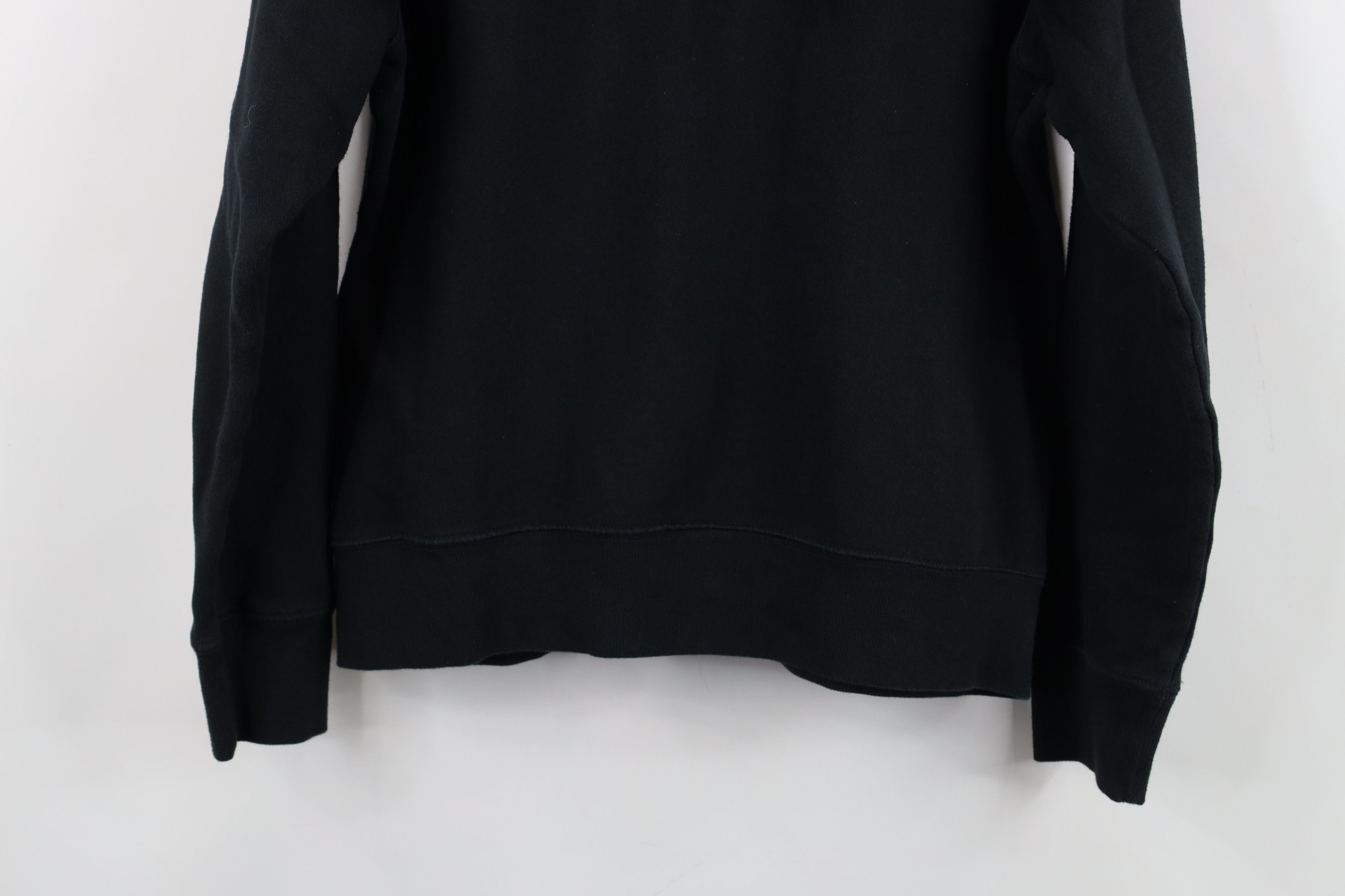New Balance Vintage Y2K New Balance Monogram Hoodie Sweatshirt Black Size M / US 6-8 / IT 42-44 - 14 Thumbnail