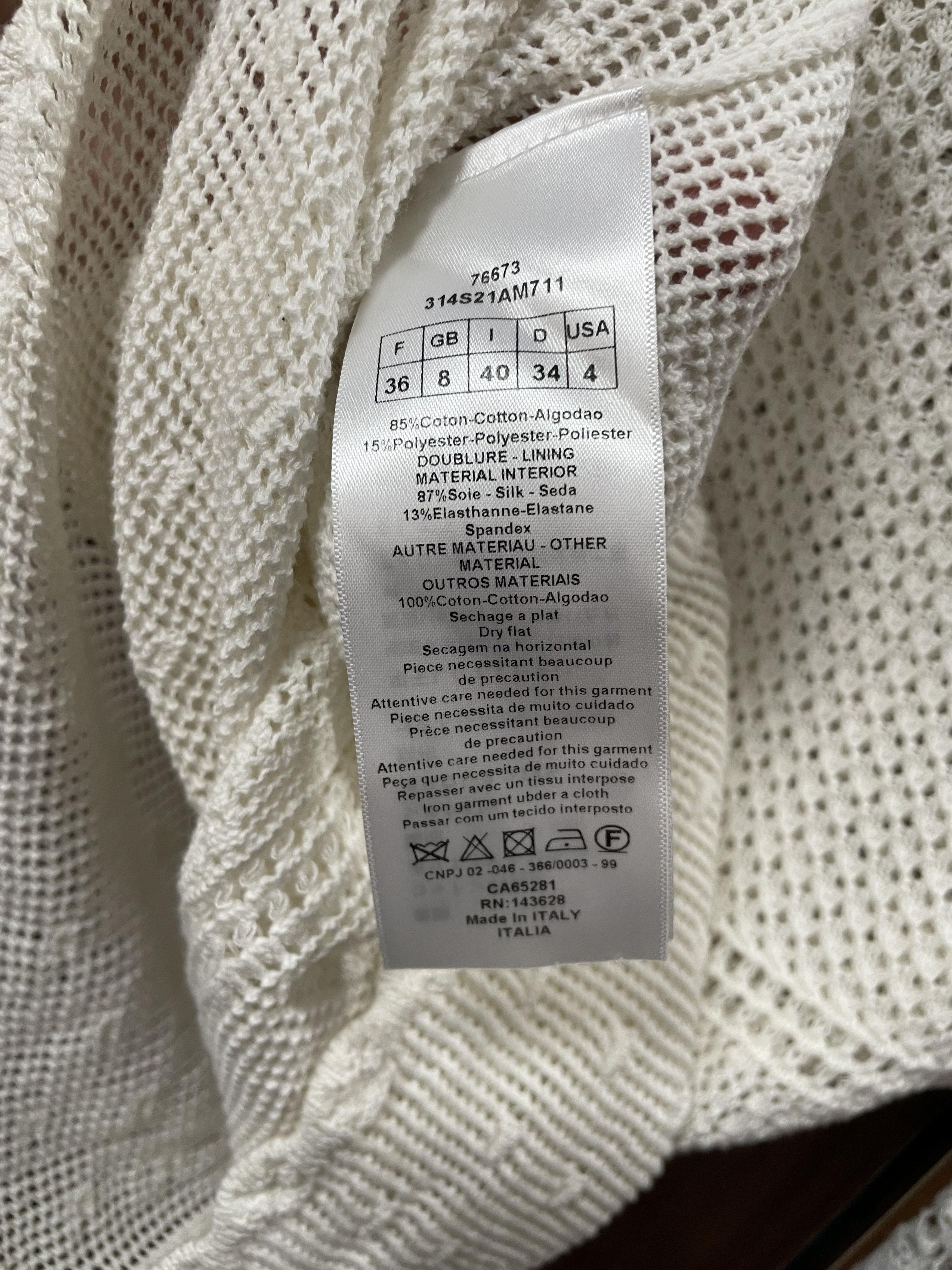 Dior Christian Dior - Knit Sweater - Crochet Size S / US 4 / IT 40 - 12 Thumbnail