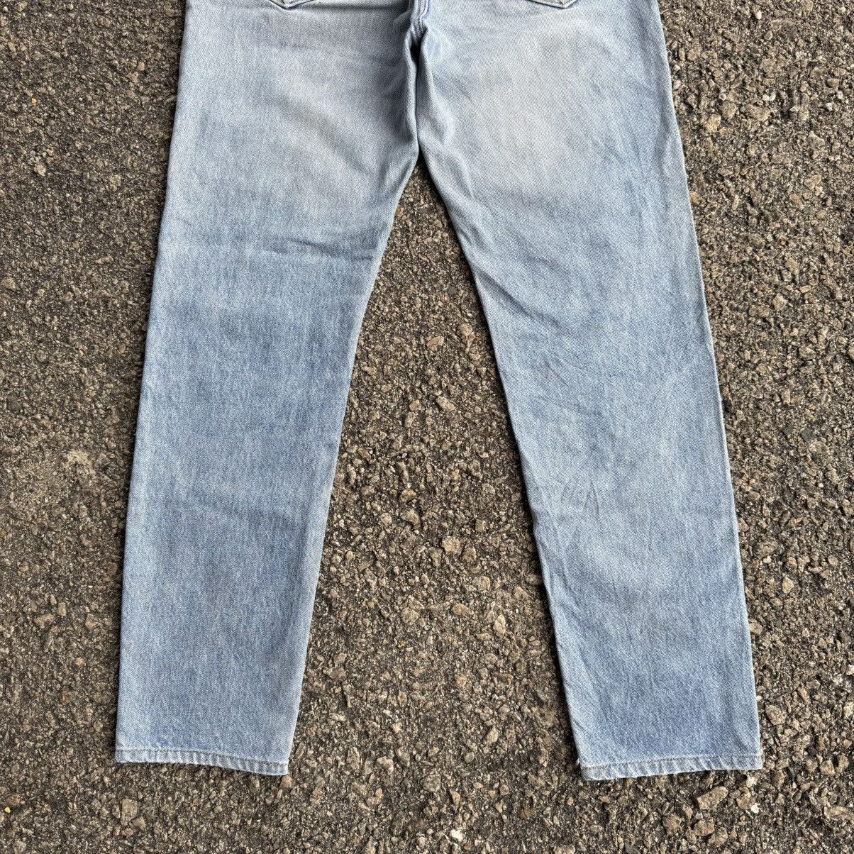 Lee VINTAGE LEE RIDER STRAIGHT FADED RIPPEP JEAN PANTS Size US 32 / EU 48 - 12 Thumbnail