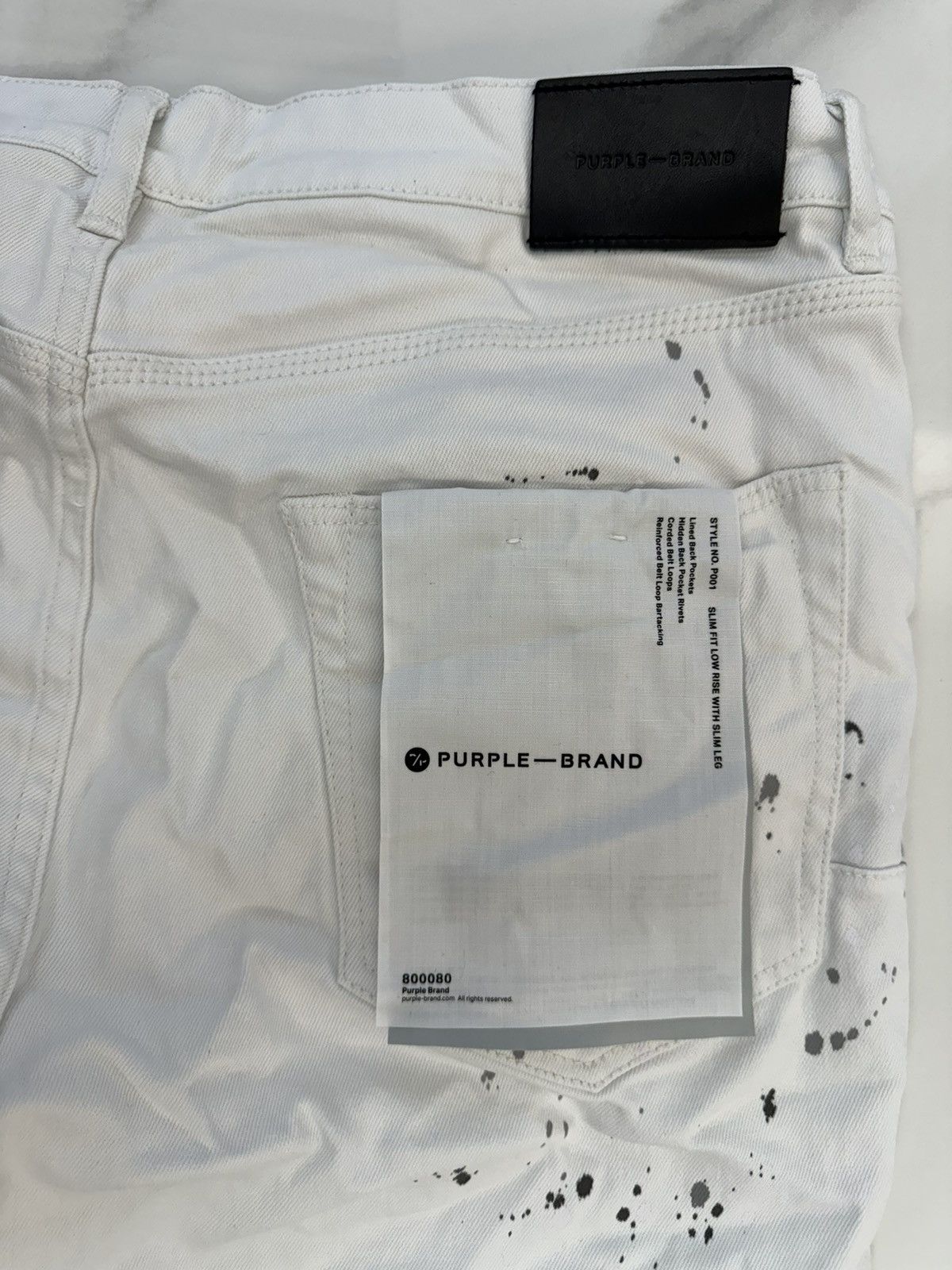 Purple P001 Optic White Paint Blowout Size US 36 / EU 52 - 7 Thumbnail
