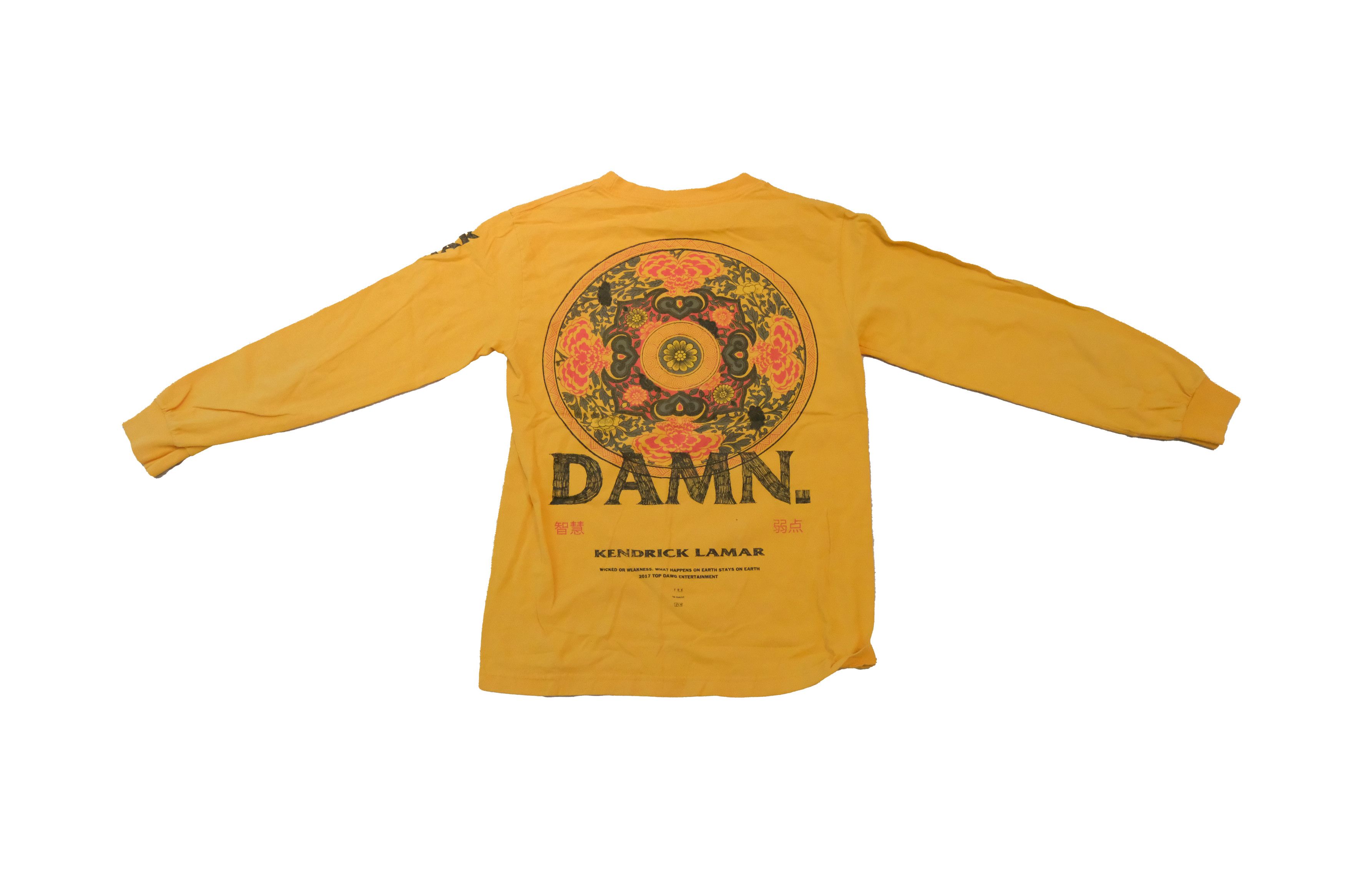 Kendrick Lamar Kendrick Lamar DAMN Long Sleeve Shirt | Grailed