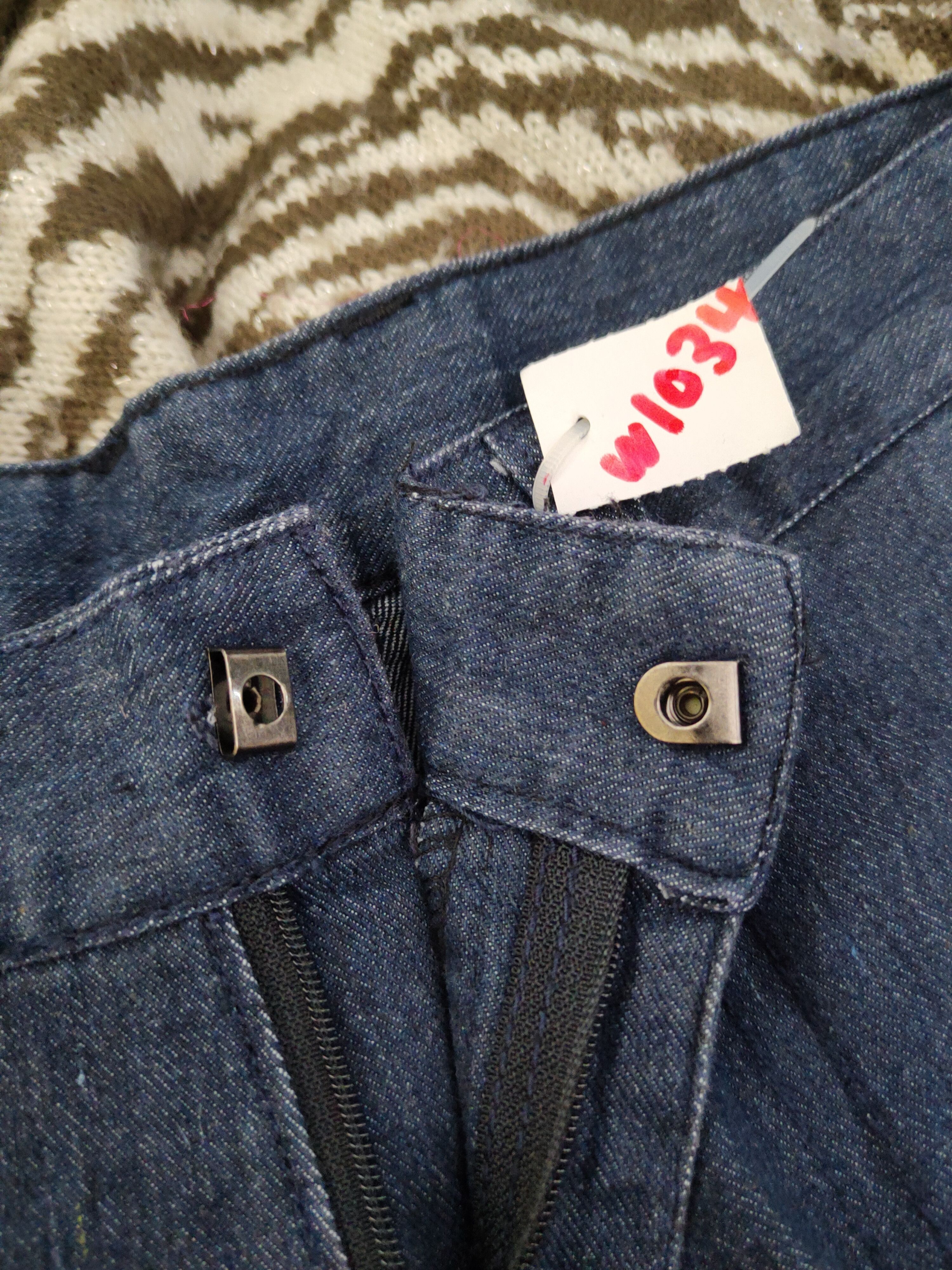 Japanese Brand Newness Blue Distressed Ripped Soft Jeans #W1034 Size US 34 / EU 50 - 14 Thumbnail