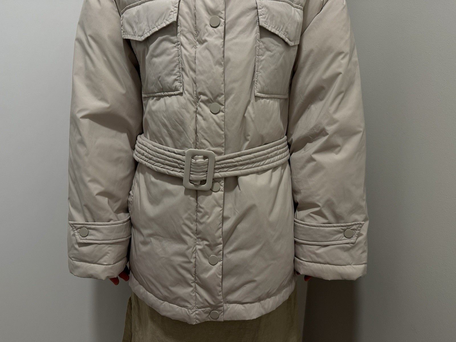 Vintage DDP Meotine Emma Down Puffer Jacket Beige Size XS/S Size S / US 4 / IT 40 - 5 Thumbnail