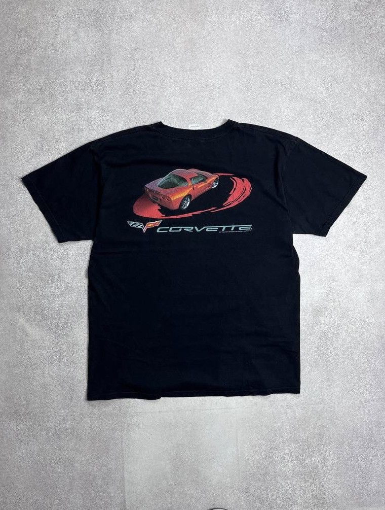 Vintage Vintage 90s Corvette C7 Graphic Racing T-shirt Y2K M Size US L / EU 52-54 / 3 - 1 Thumbnail