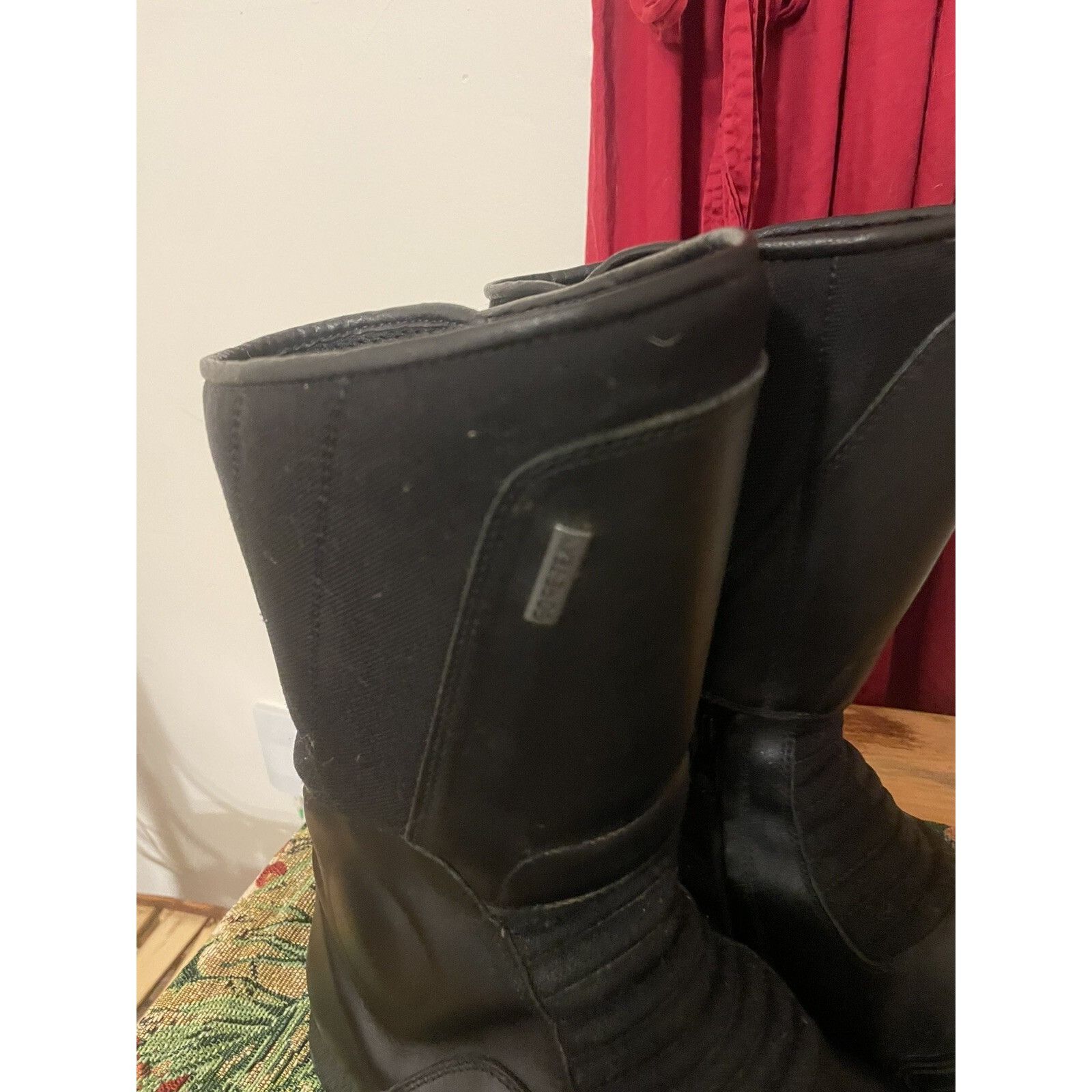 BMW BMX Leather Goretex Biker Boots Size 12.5 Size US 12.5 / EU 45-46 - 3 Thumbnail