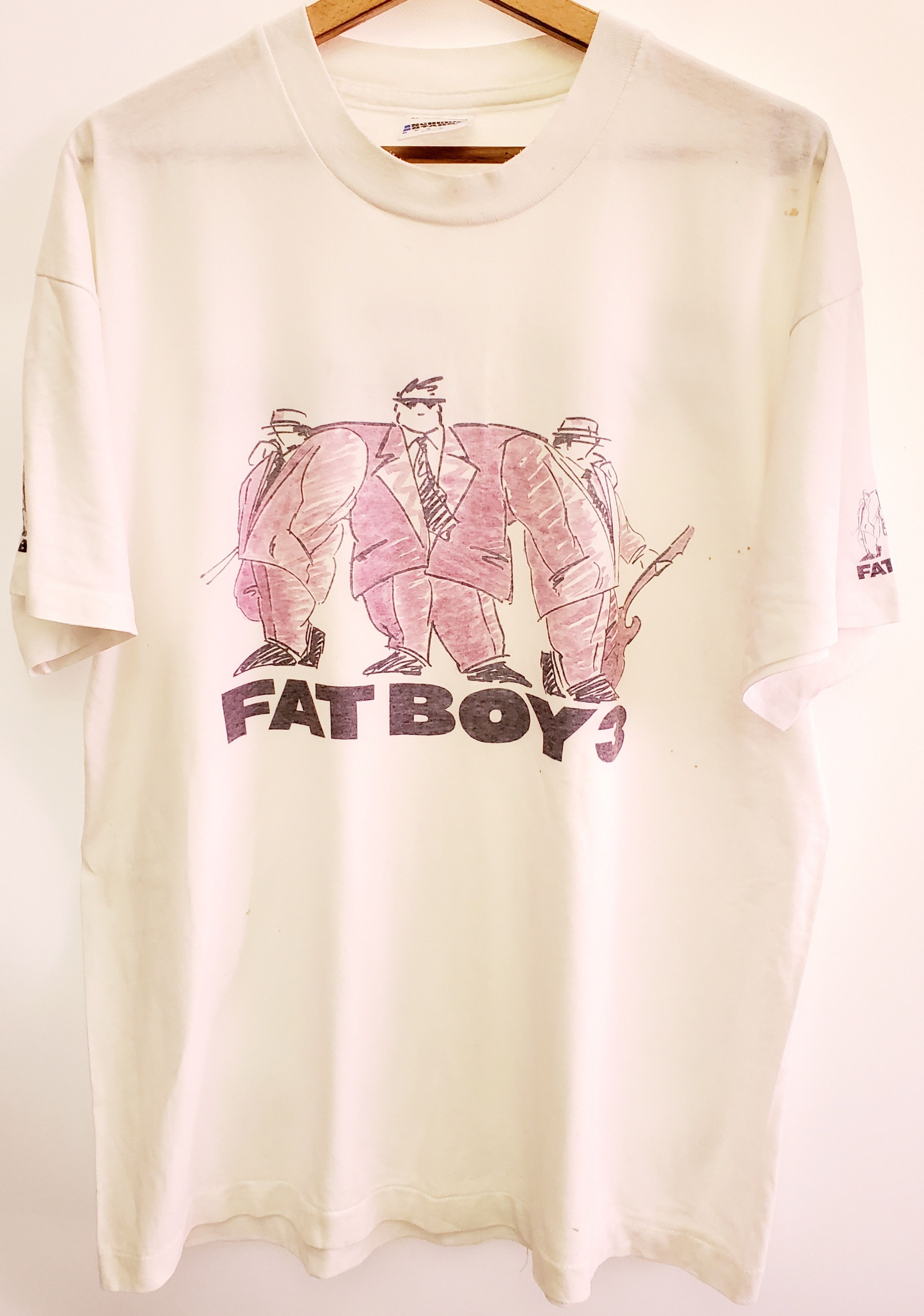 Vintage 90s FATBOYS fat Sam Tshirt size Xl