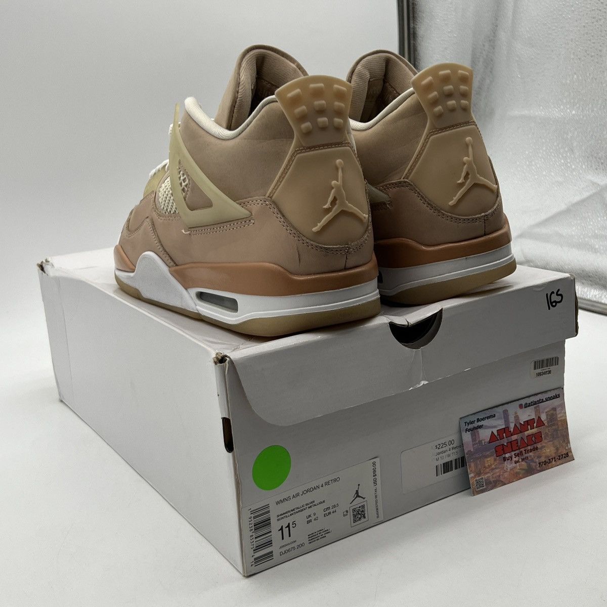 Jordan Brand Wmns air Jordan 4 shimmer Size US 11.5 / EU 44-45 - 4 Thumbnail