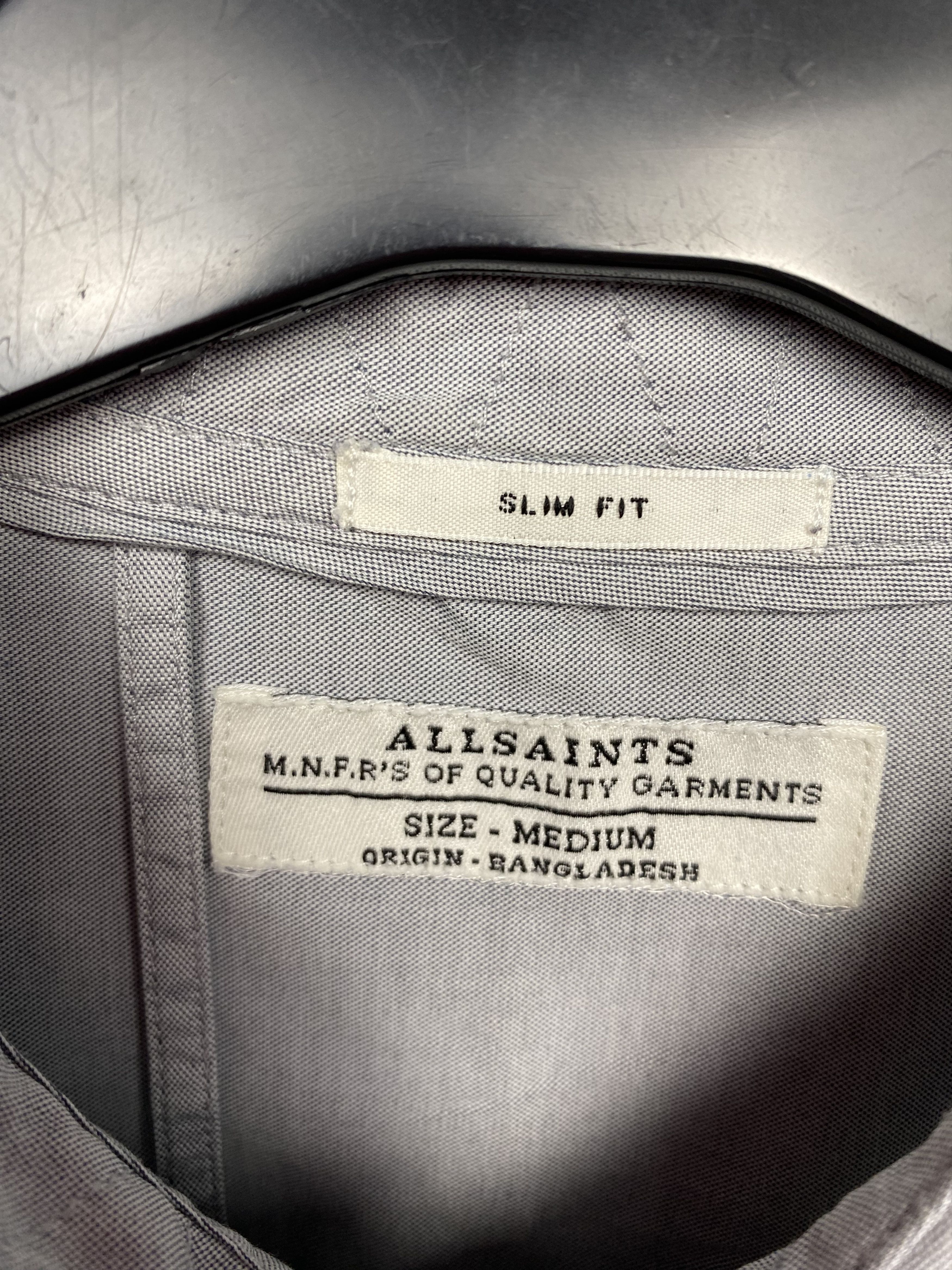 Allsaints × Vintage Allsaints Vintage Mens Redondo Long Sleeve Shirt Size US M / EU 48-50 / 2 - 4 Thumbnail