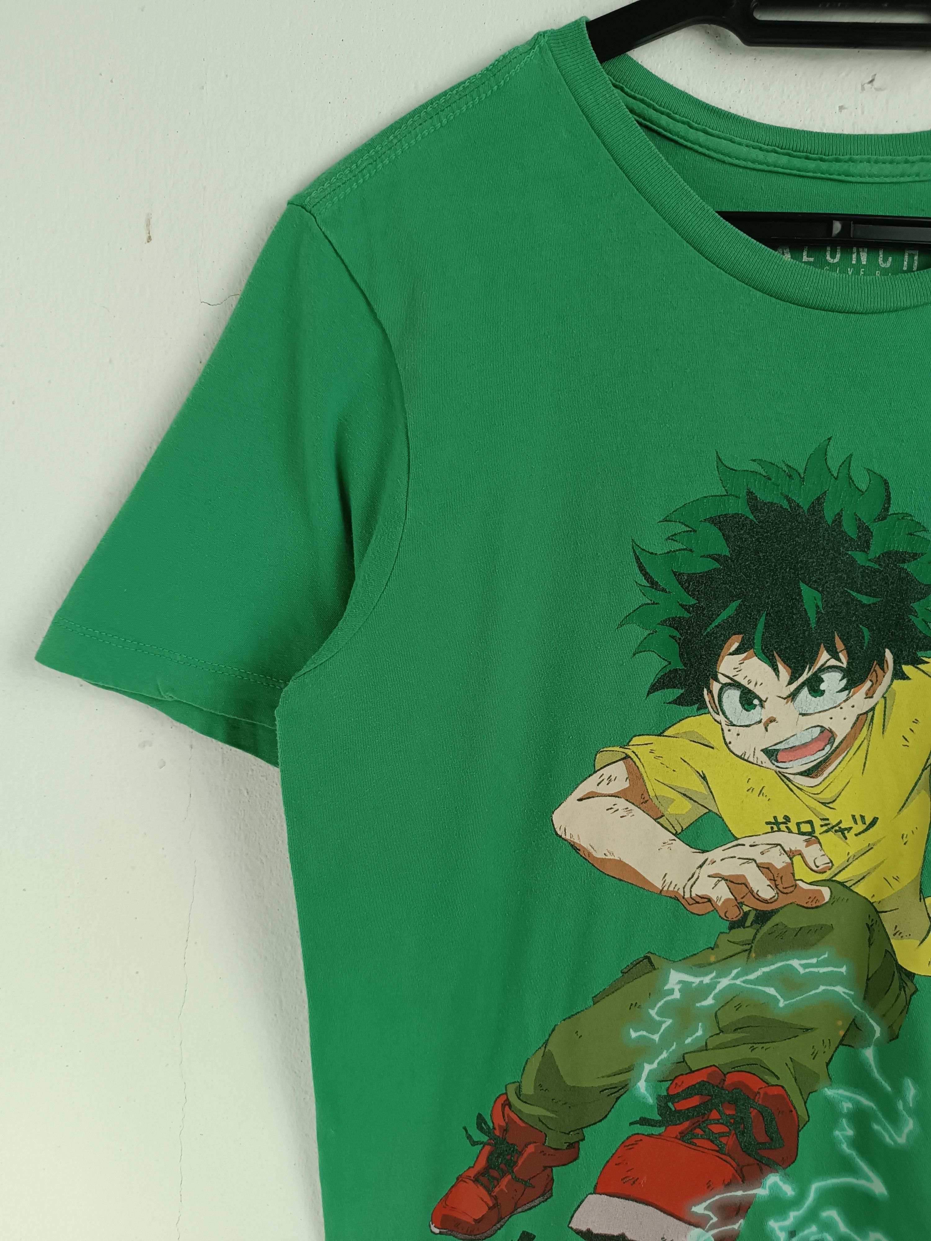 Anime VINTAGE MY HERO ACADEMIA IZUKU MIDORIYA DEKU T redriot shoto Size US S / EU 44-46 / 1 - 5 Thumbnail