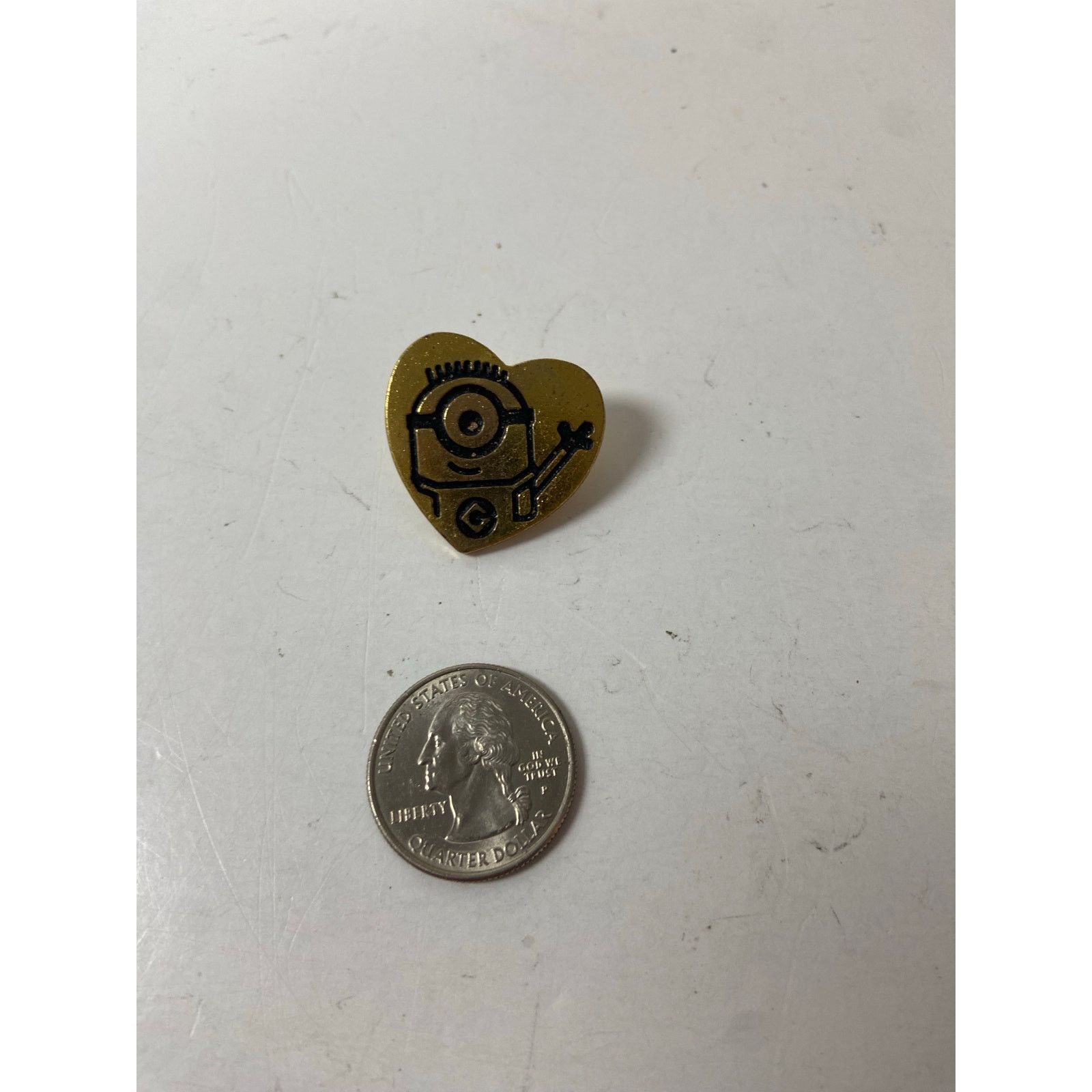 Universal Studios Universal Studios Gold Heart Minion Pin - Collectible! Size ONE SIZE - 2 Thumbnail