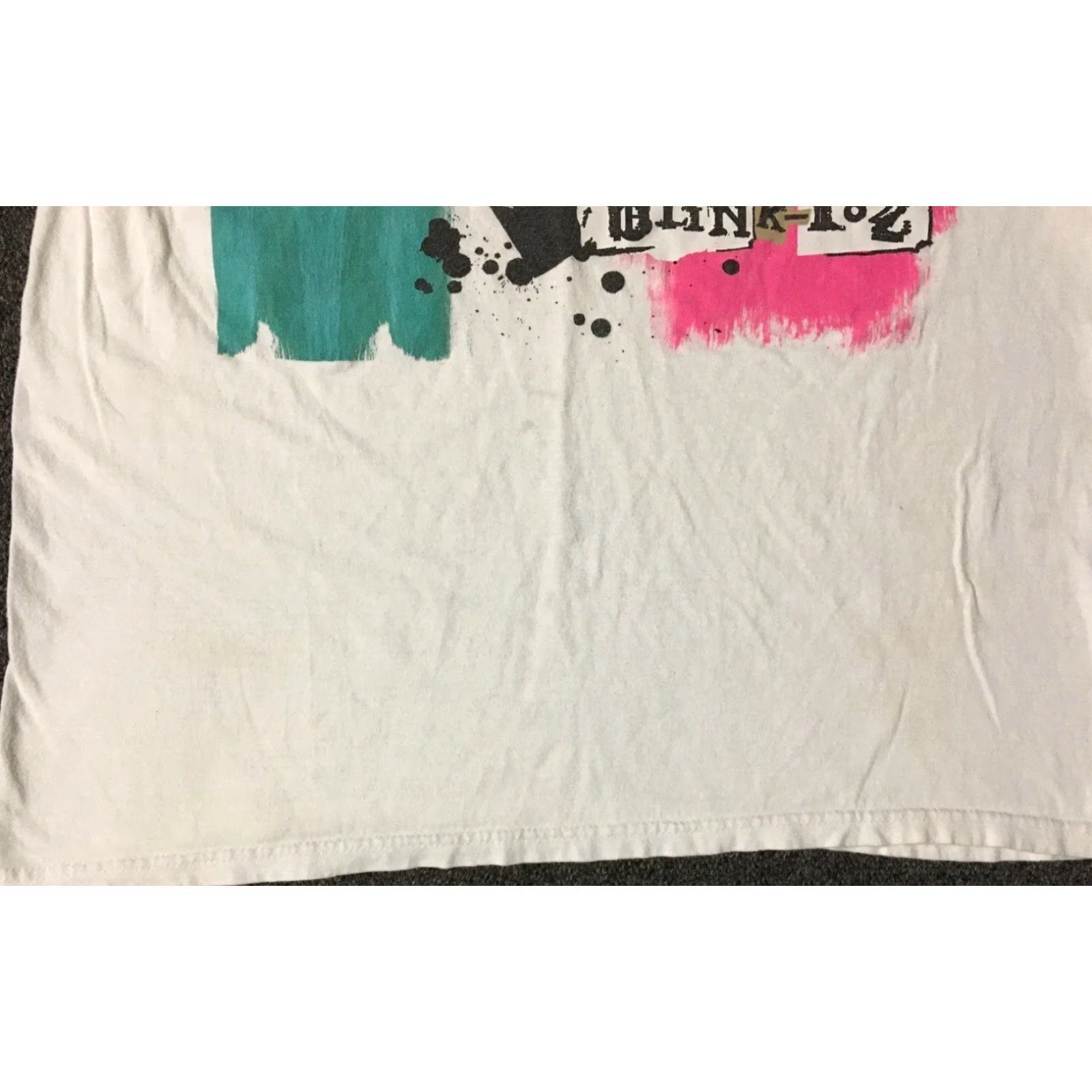 Vintage VINTAGE Blink 182 Faded Shirt S Punk Rock Music Tour Concert White Unisex Adults Small Smiley Face T-Shirt 80s 90s Grunge Punk Rock Band Size US S / EU 44-46 / 1 - 3 Thumbnail