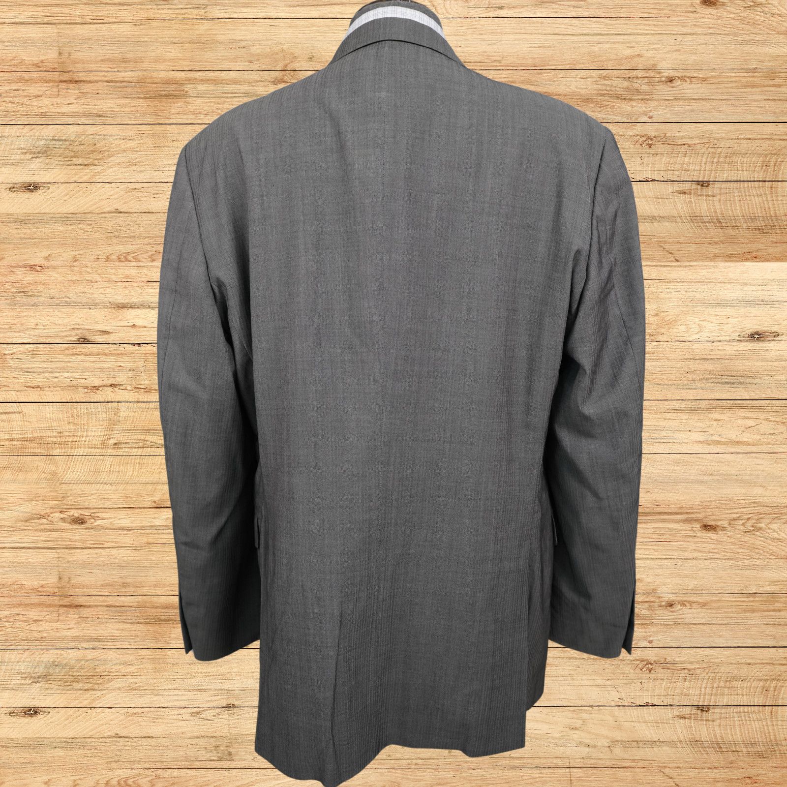 Peter Millar Peter Millar Sport Coat Mens 46T Gray Wool Union Made Size 46L - 4 Thumbnail