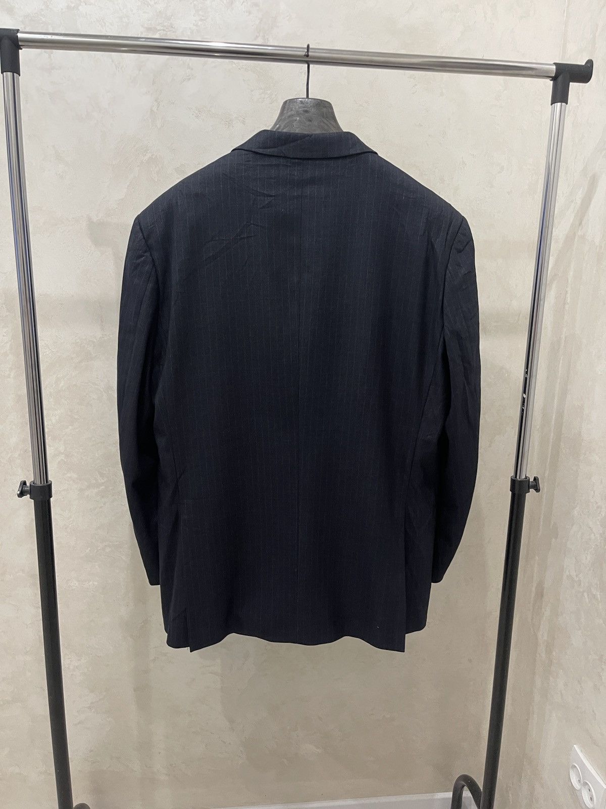 Giorgio Armani 🔥Giorgio Armani blazer Mens Blue suit jacket wool sport coat Size 52R - 4 Thumbnail