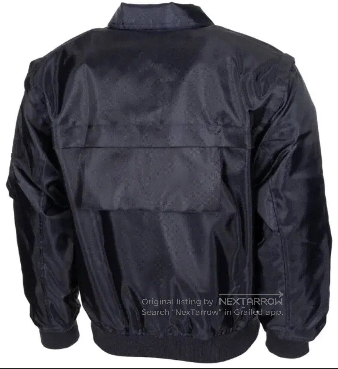 Balenciaga black security bomber jacket for men. Size US M / EU 48-50 / 2 - 5 Thumbnail