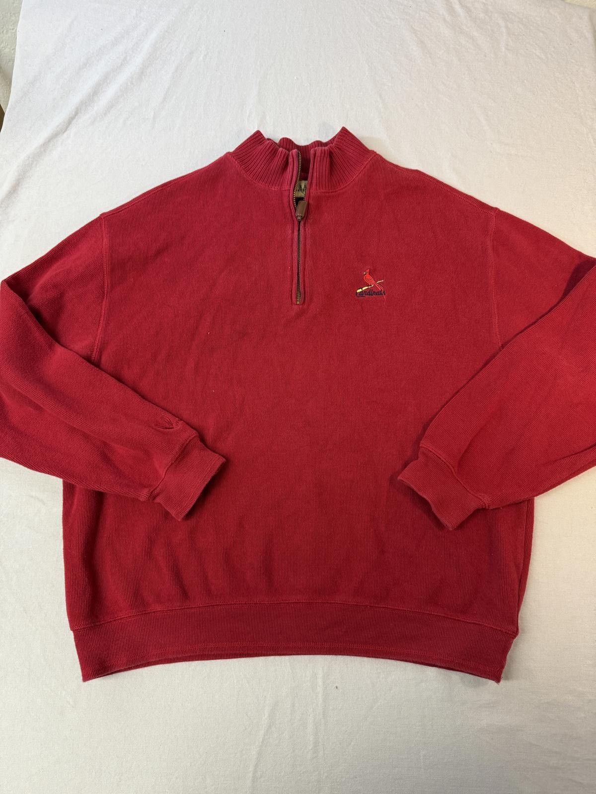 Designer VTG Vesi Sweater St Louis Cardinals Baseball Quarter Zip L Size US L / EU 52-54 / 3 - 1 Thumbnail