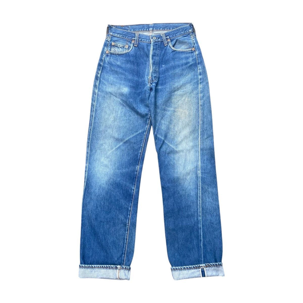 Levi's Vintage 90s Levis 501 Big E Selvedge Redline Denim Size US 30 / EU 46 - 2 Thumbnail