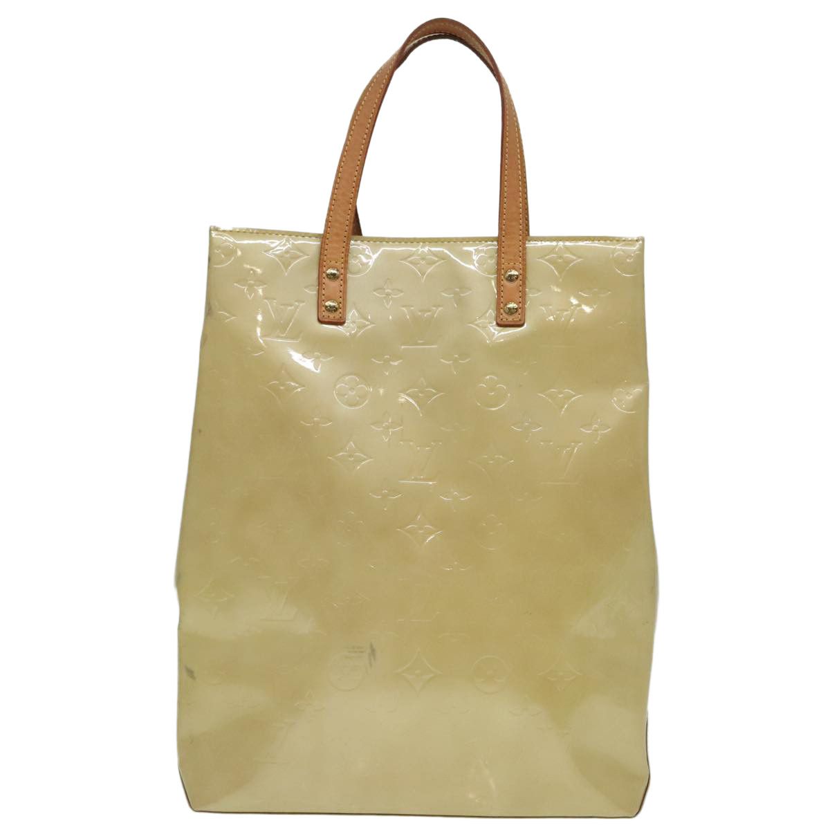 Louis Vuitton Reade Beige Patent Leather Handbag (Pre-Owned) Size ONE SIZE - 1 Thumbnail