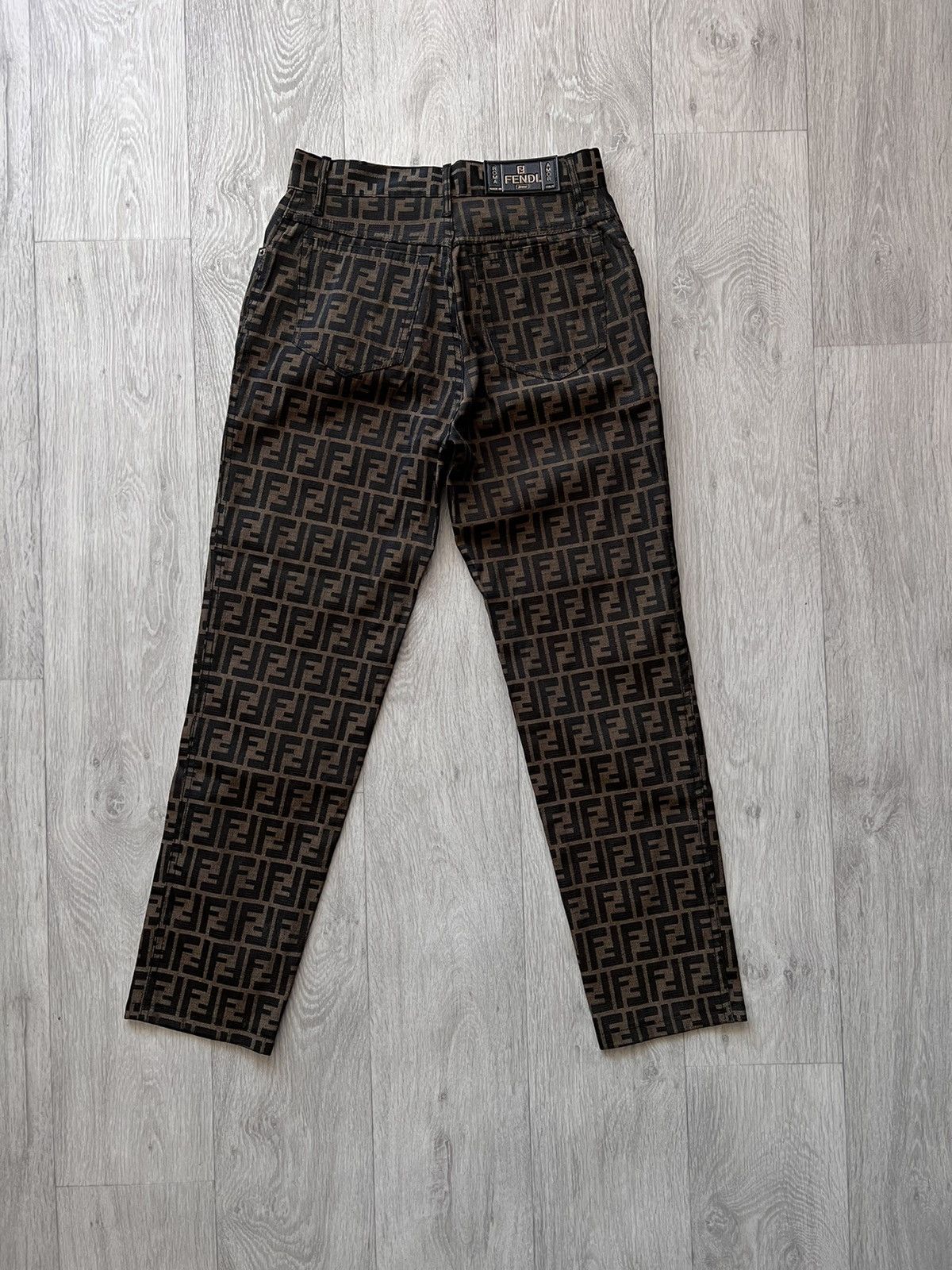 Fendi Vintage Fendi Zucca Monogram Pants 90s Size 29" - 7 Thumbnail