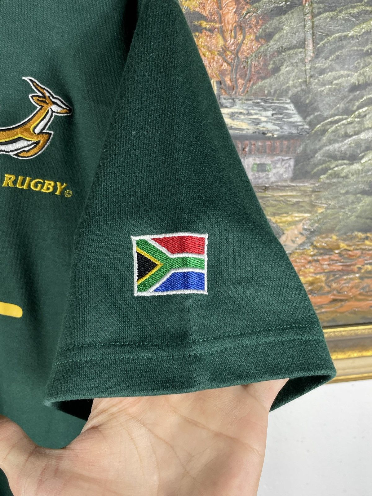 Canterbury of New Zealand × Vintage Vintage Retro Y2k 00s South Africa National Team Rugby Size US L / EU 52-54 / 3 - 6 Thumbnail