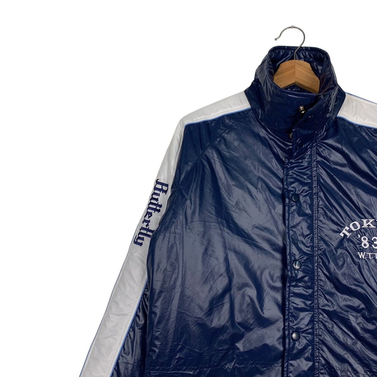 Japanese Brand 80’s BUTTERFLY TOKYO Embroidery Logo Light Jacket #2329-C104 Size US L / EU 52-54 / 3 - 6 Thumbnail