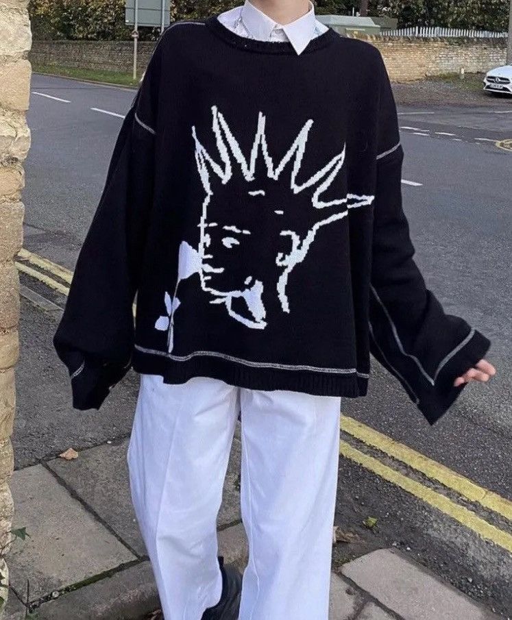 Other Kildfol Punk Grey Dark Knitwear Sweater Size US S / EU 44-46 / 1 - 1 Thumbnail