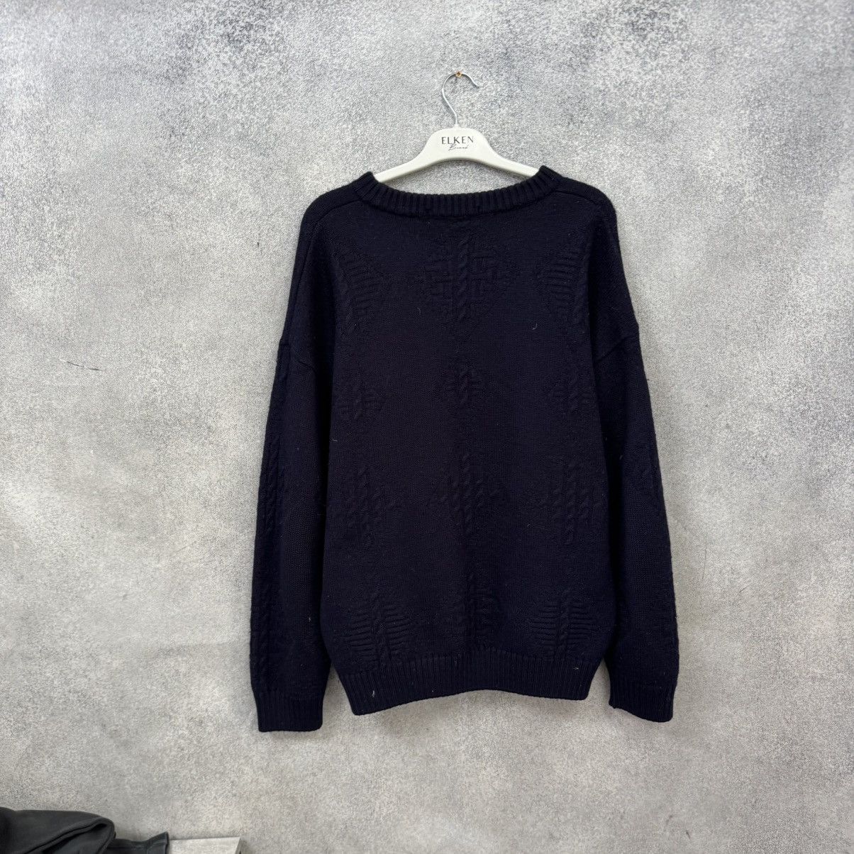 Burberry Vintage Burberrys of london Sweater Big Logo Wool Size US XL / EU 56 / 4 - 8 Thumbnail