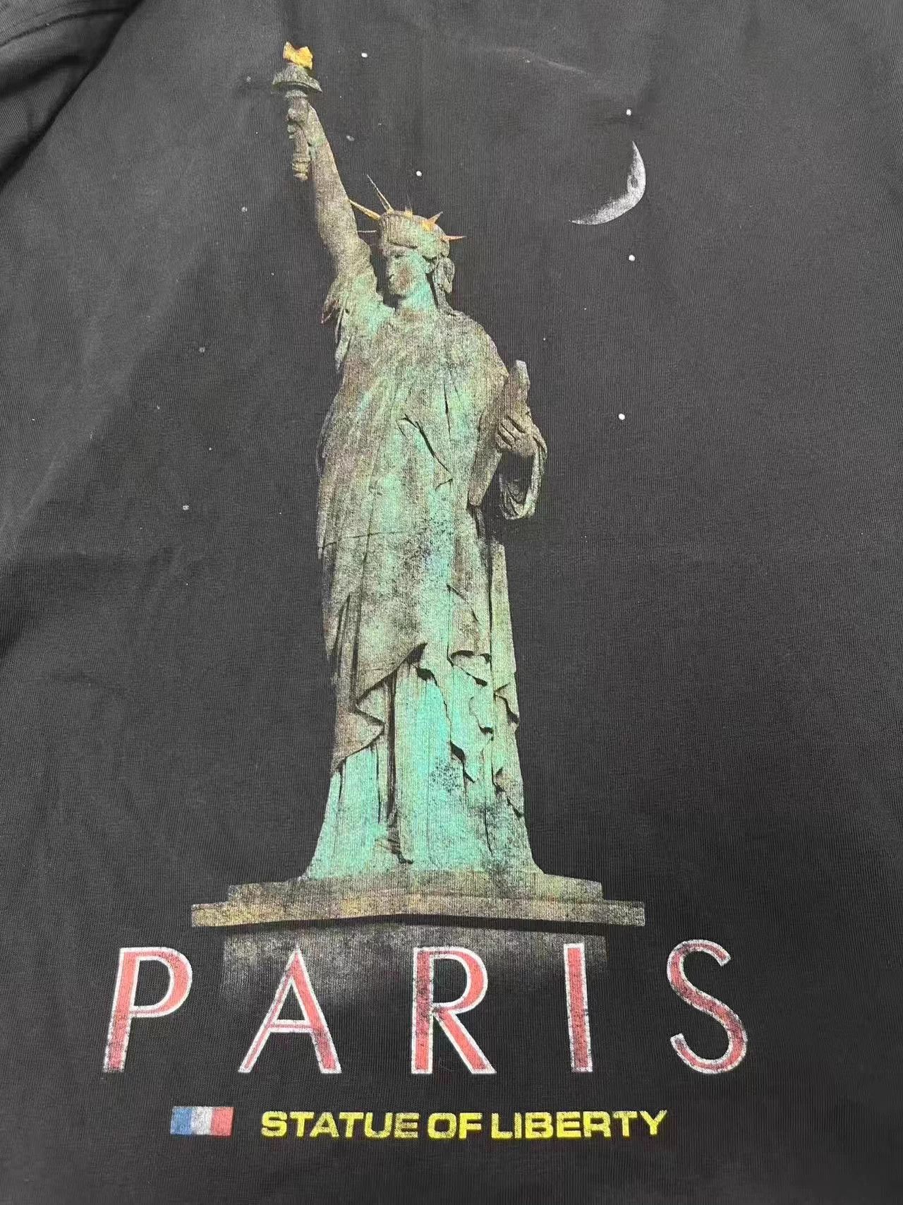 Balenciaga Balenciaga logo unisex black short-sleeve Tee L Size US L / EU 52-54 / 3 - 3 Thumbnail