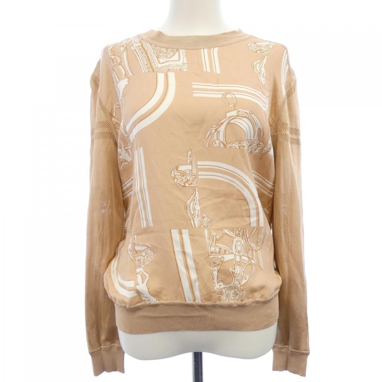 Hermes Hermes Hermes EN DESORDRE FINESSE Twillaine Knit Textile Tops DUTY FREE for USA Size ONE SIZE - 1 Thumbnail