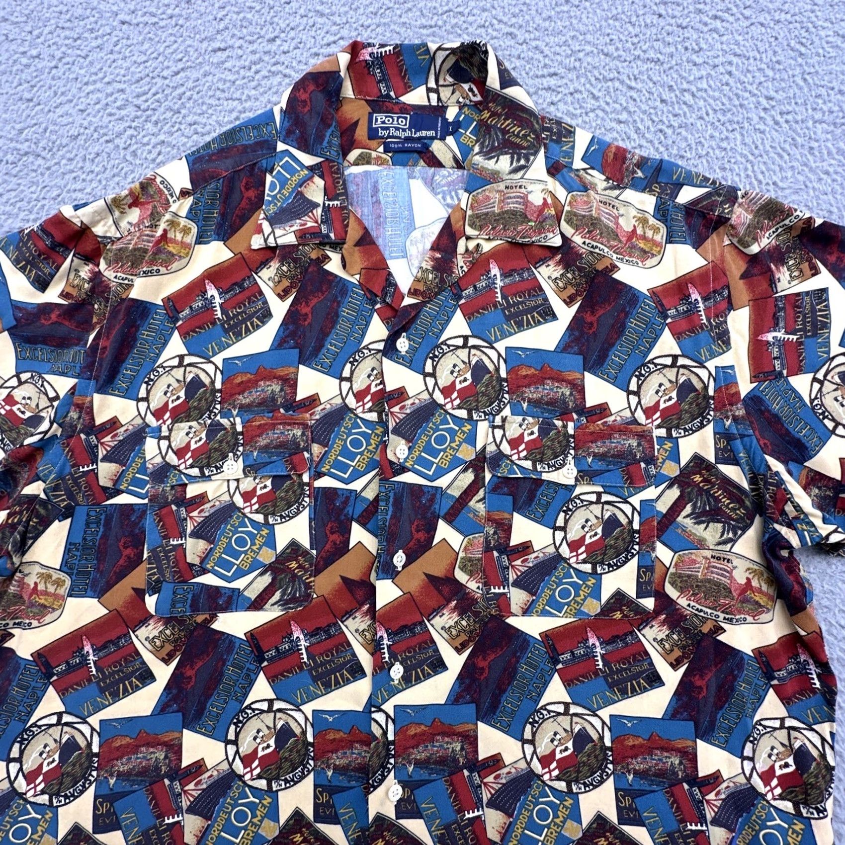 Ralph Lauren VINTAGE Polo Ralph Lauren Shirt S/M L Cotton? Size US L / EU 52-54 / 3 - 6 Thumbnail
