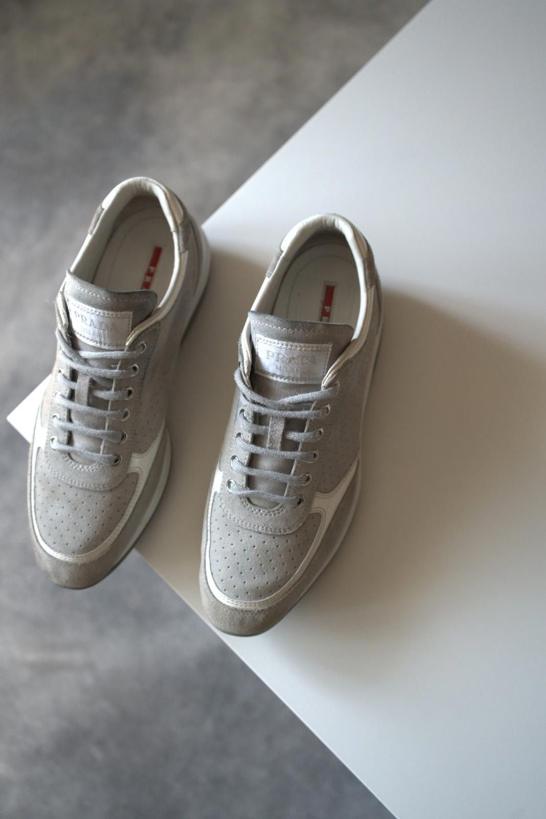 Prada 2005 Prada Suede Low Top Sneakers Women Size 8.5 Size US 8.5 / IT 38.5 - 6 Thumbnail