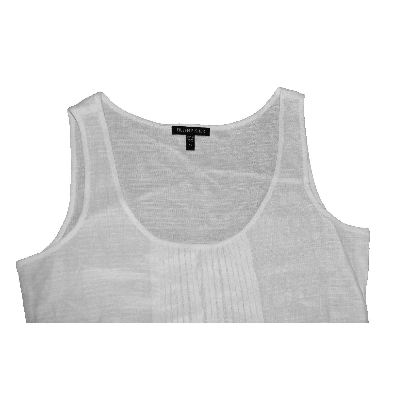 Eileen Fisher NWOT EILEEN FISHER White Scoop Neck Tank Top Size XS Size XS / US 0-2 / IT 36-38 - 5 Thumbnail