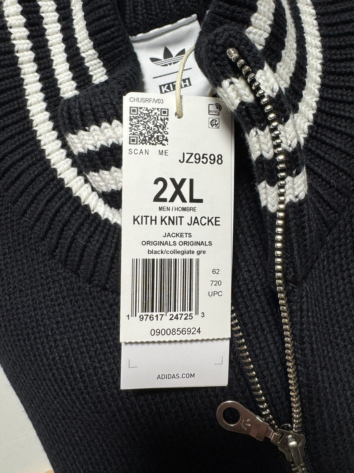 Adidas × Kith Kith x Adidas Football Wyona Knit Jacket Size US XXL / EU 58 / 5 - 8 Thumbnail