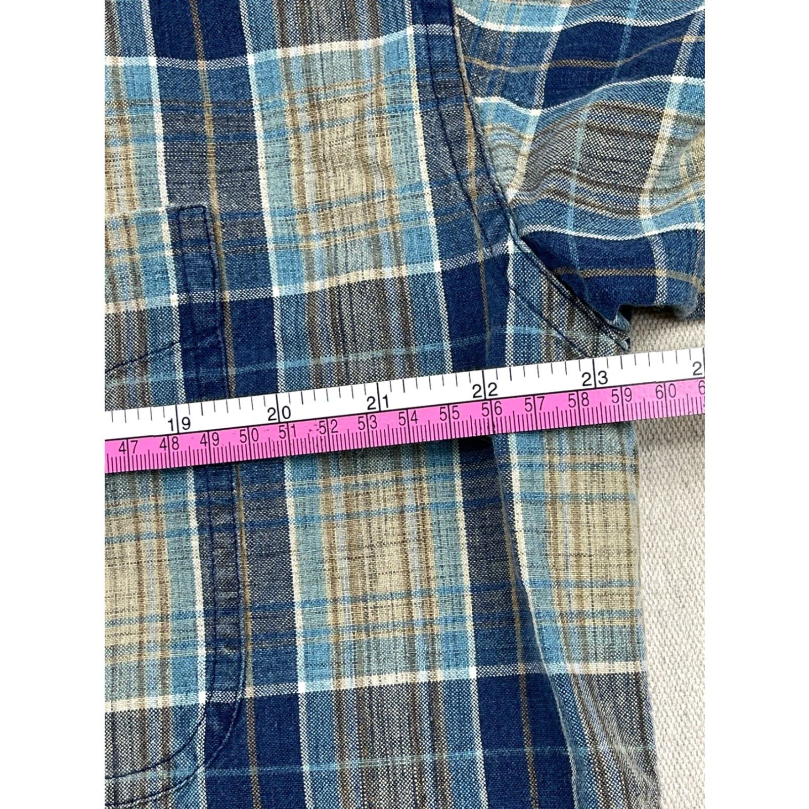 Vintage VINTAGE Woolrich Mens Shirt Plaid Button Down Short Sleeve Sz L Casual Fishing Hiking Size US L / EU 52-54 / 3 - 5 Thumbnail