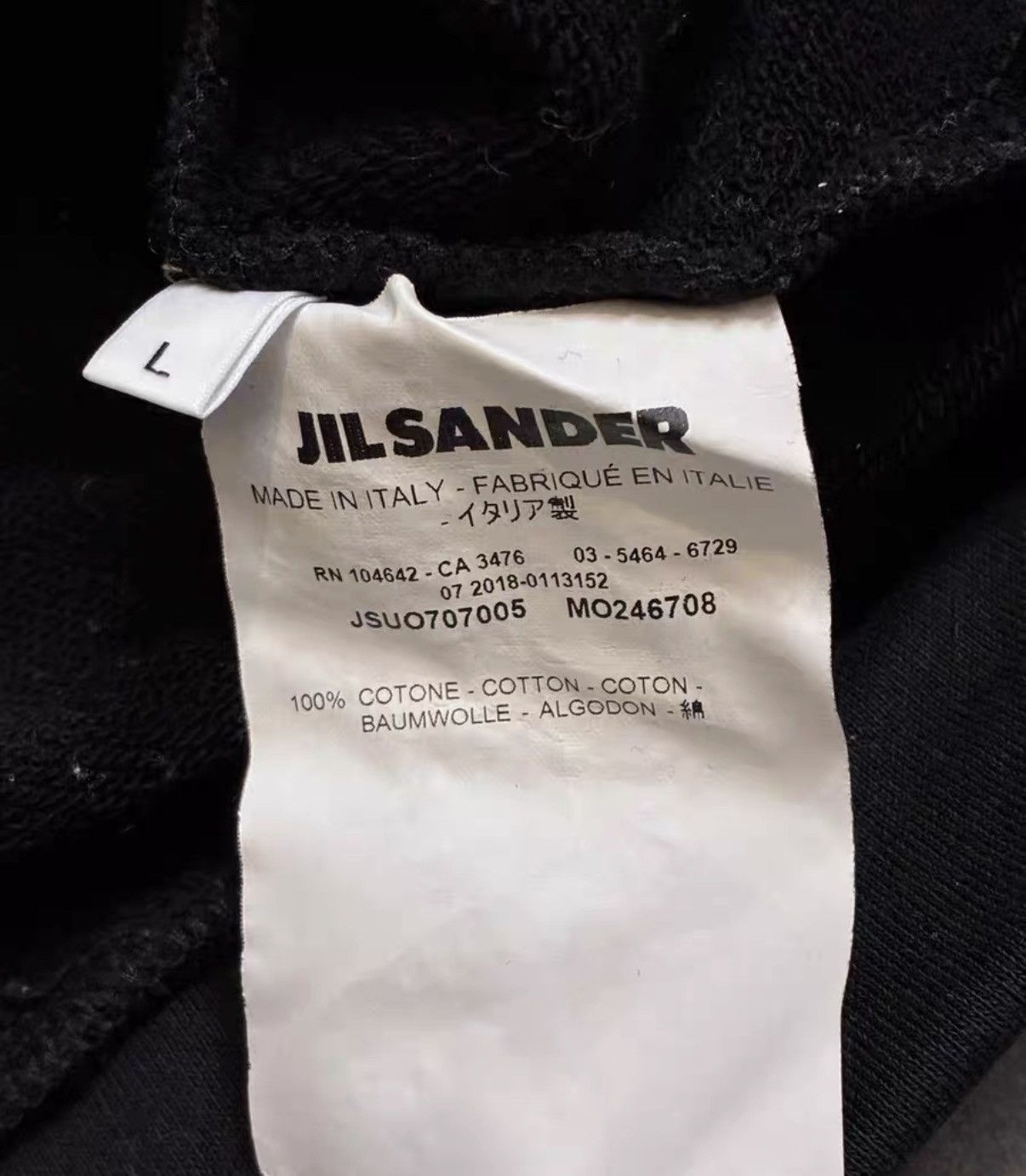 Jil Sander Jil Sander Asymmetric Button Crew Neck Sweatshirt J16 Size US L / EU 52-54 / 3 - 6 Thumbnail