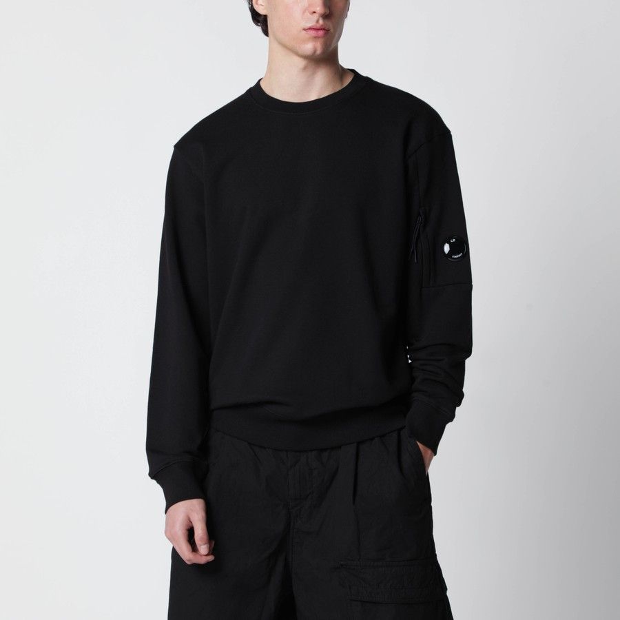 C.P. Company o1d2blof0226 Cotton Crew-neck Sweatshirt in Black Size US S / EU 44-46 / 1 - 1 Thumbnail