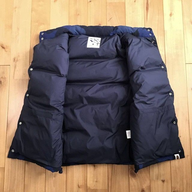 Bape × Nigo BAPE Giant Blue camo Puffer Down Vest a bathing ape NIGO Size US XL / EU 56 / 4 - 4 Thumbnail