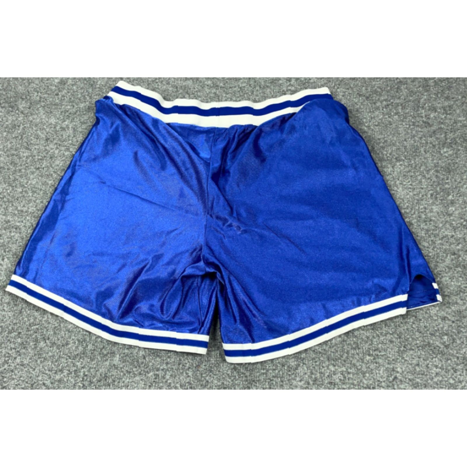 Vintage VTG 90s Blue Striped Athletic Shorts Adult XL LeTrell Sports 7" Inseam USA Made Athletic Mens Shorts Size US 34 / EU 50 - 2 Thumbnail