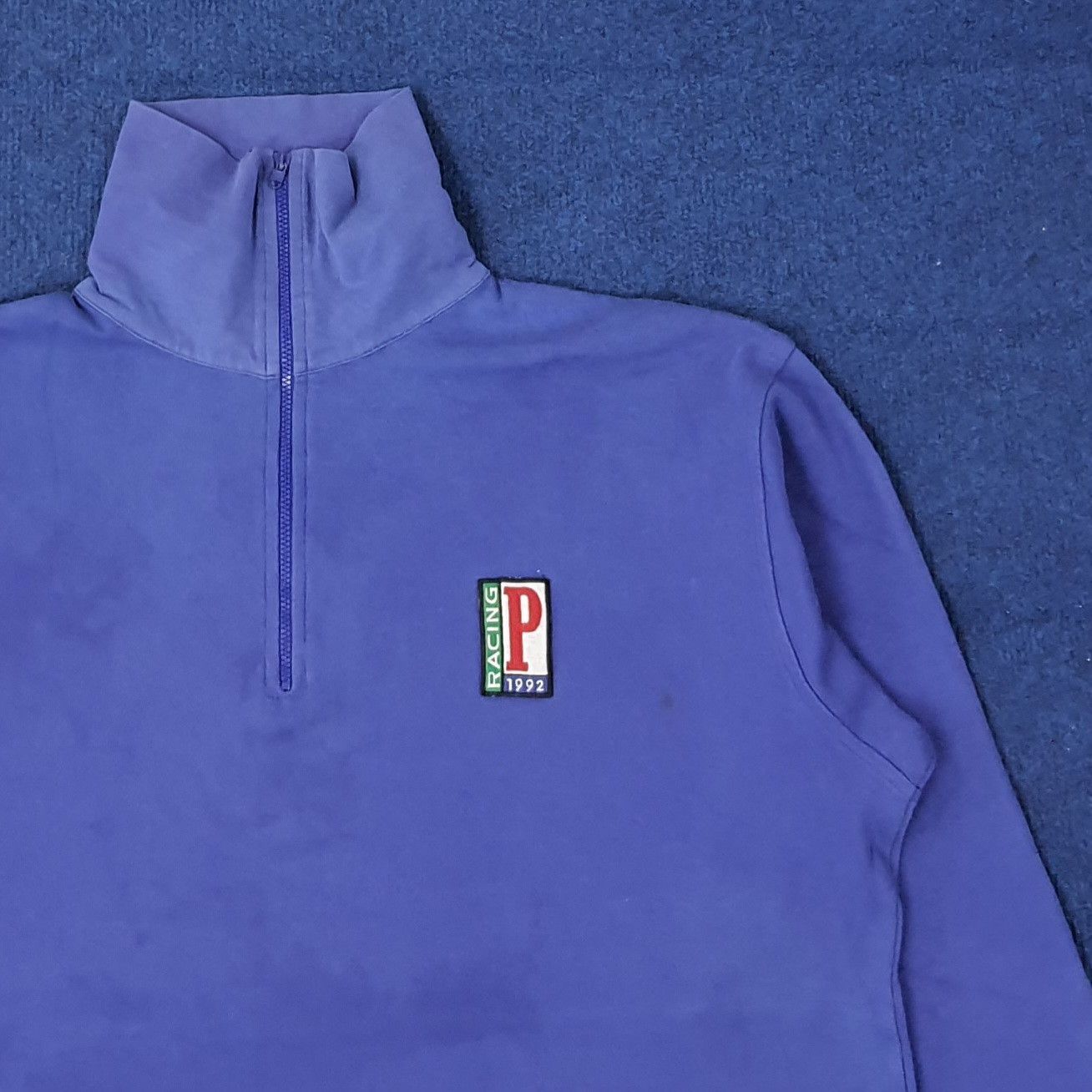 Polo Ralph Lauren Vintage POLO Ralph Lauren Racing Half Zipper C250N21 Size US L / EU 52-54 / 3 - 2 Thumbnail