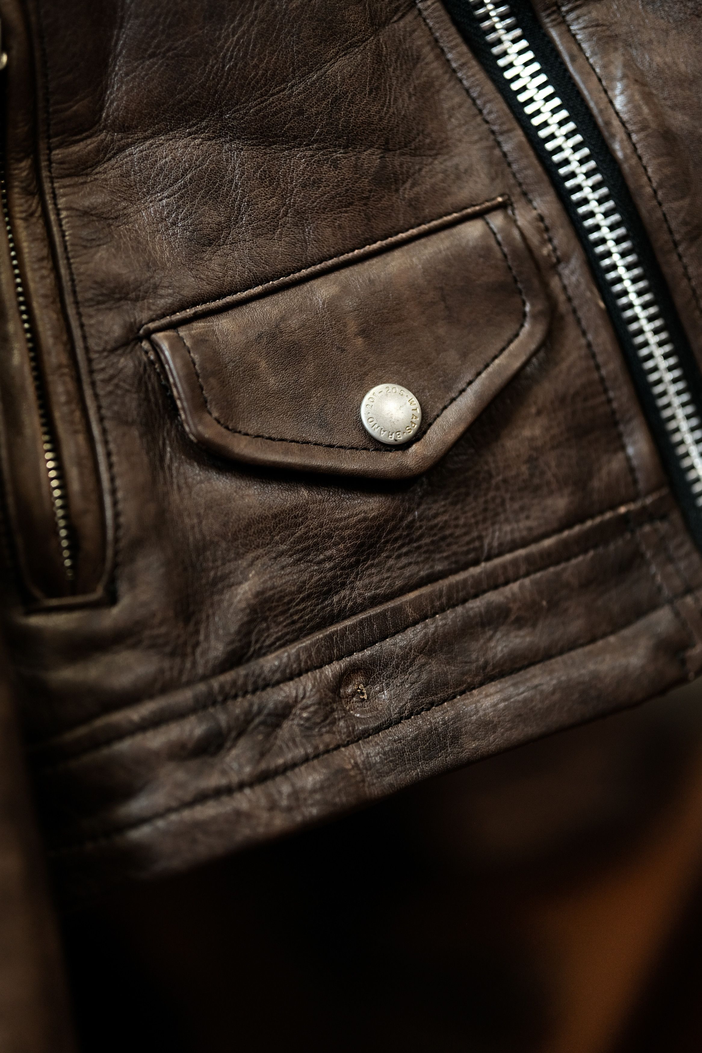 Wtaps WTAP Riders Cowhide Leather Jacket Original Made in Japan Size US S / EU 44-46 / 1 - 9 Thumbnail