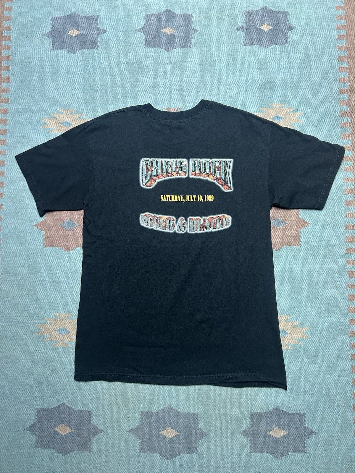 Vintage VTG t shirt Chris rock bigger and blacker HBO comedy 1999 L Size US L / EU 52-54 / 3 - 1 Thumbnail