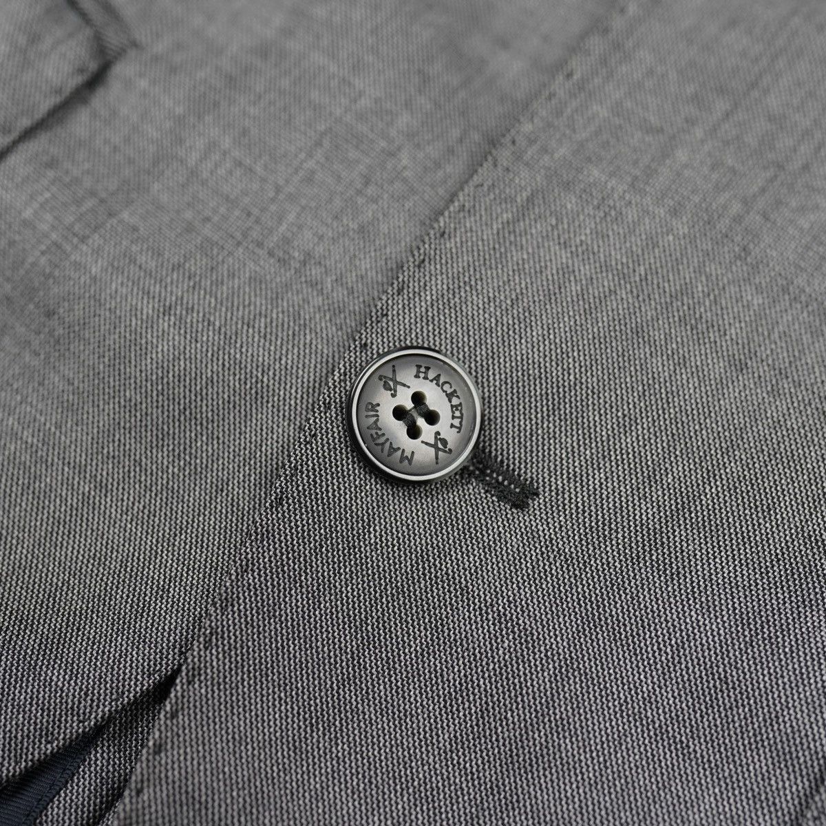 Hackett × Loro Piana Hackett Loro Piana Suit Grey Blazer Jacket Size 38R - 8 Thumbnail